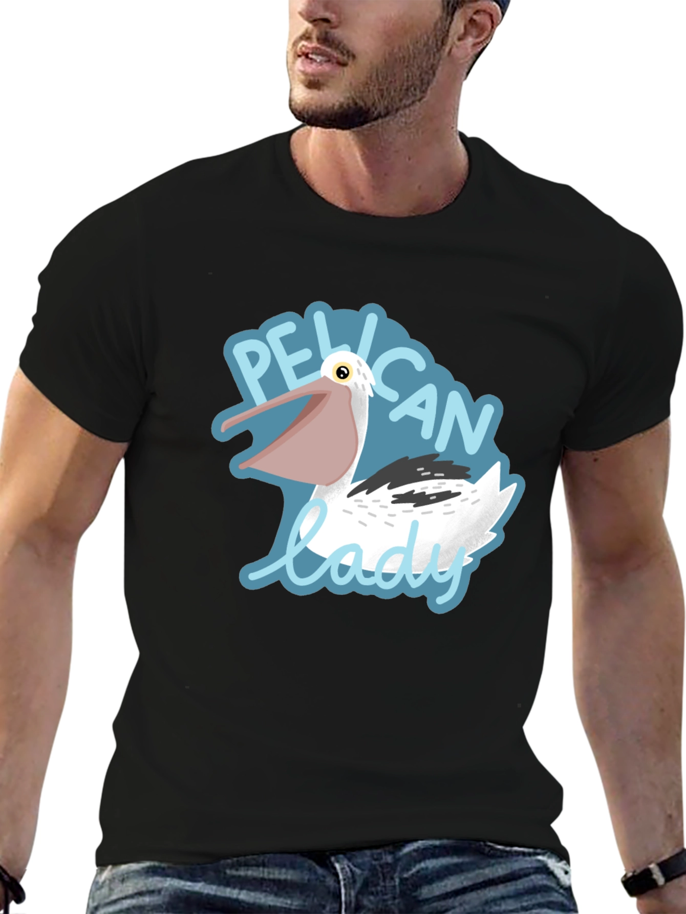 Pelican Lady Graphic Tee - Black