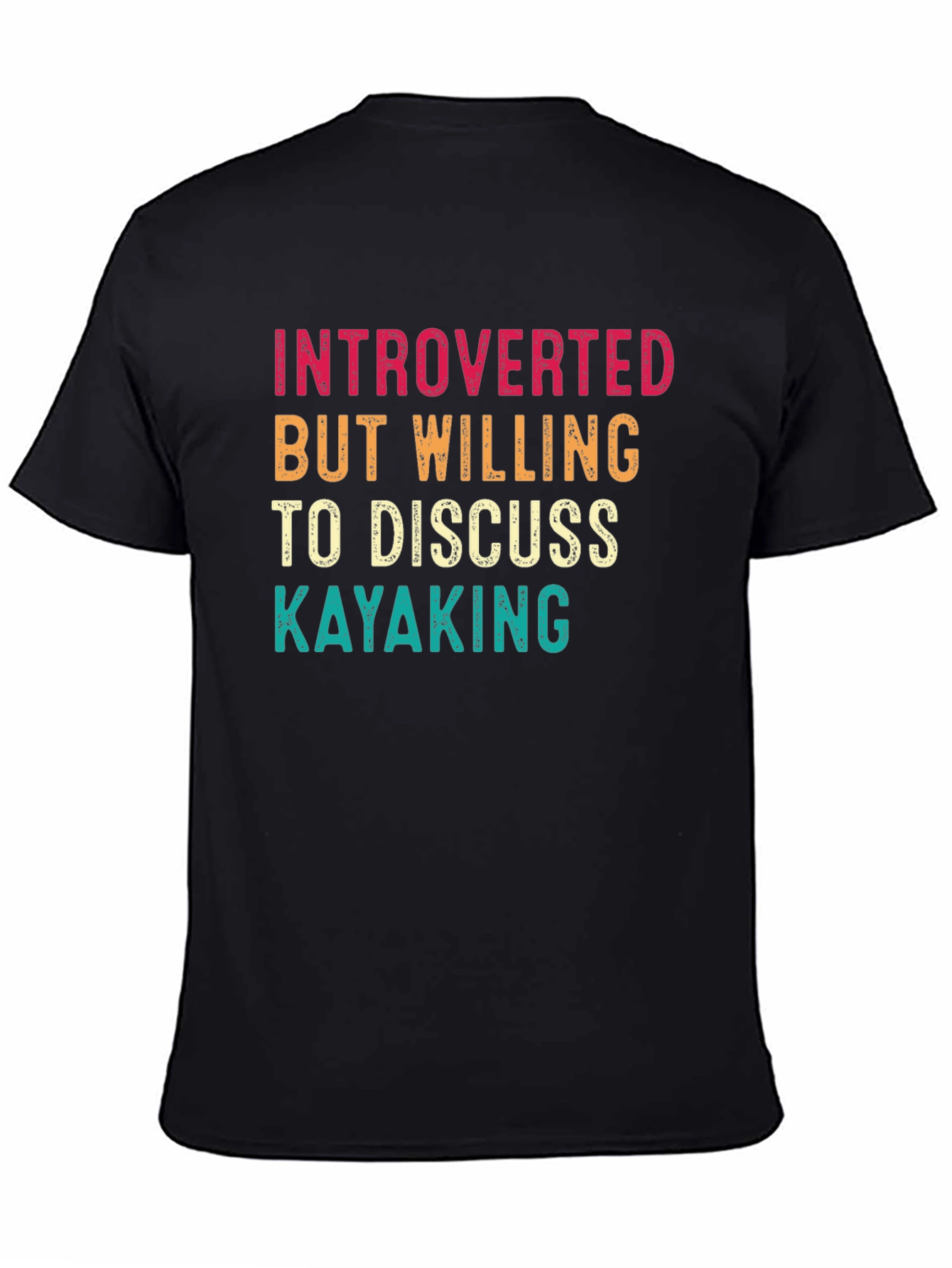 Introverted Kayaking Graphic T-Shirt
