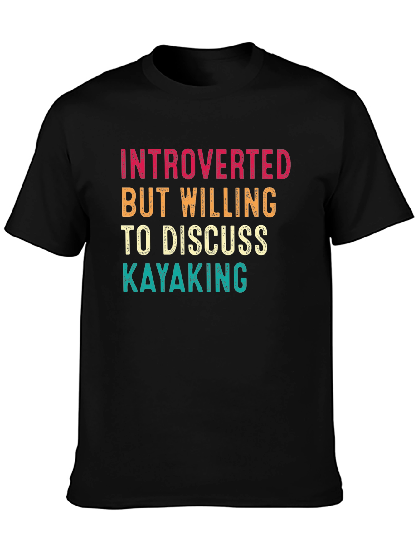 Introverted Kayaking Graphic T-Shirt