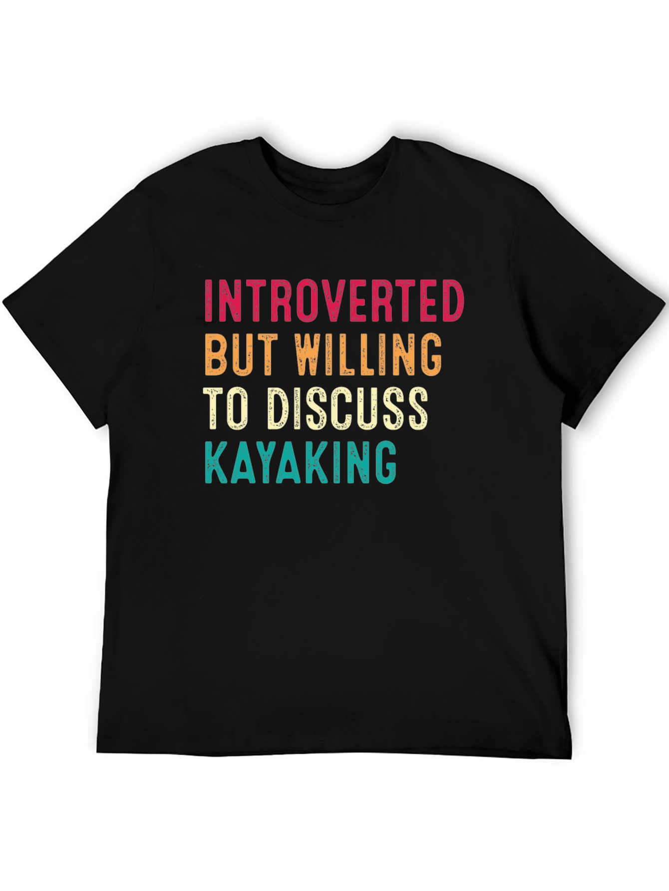 Introverted Kayaking Graphic T-Shirt