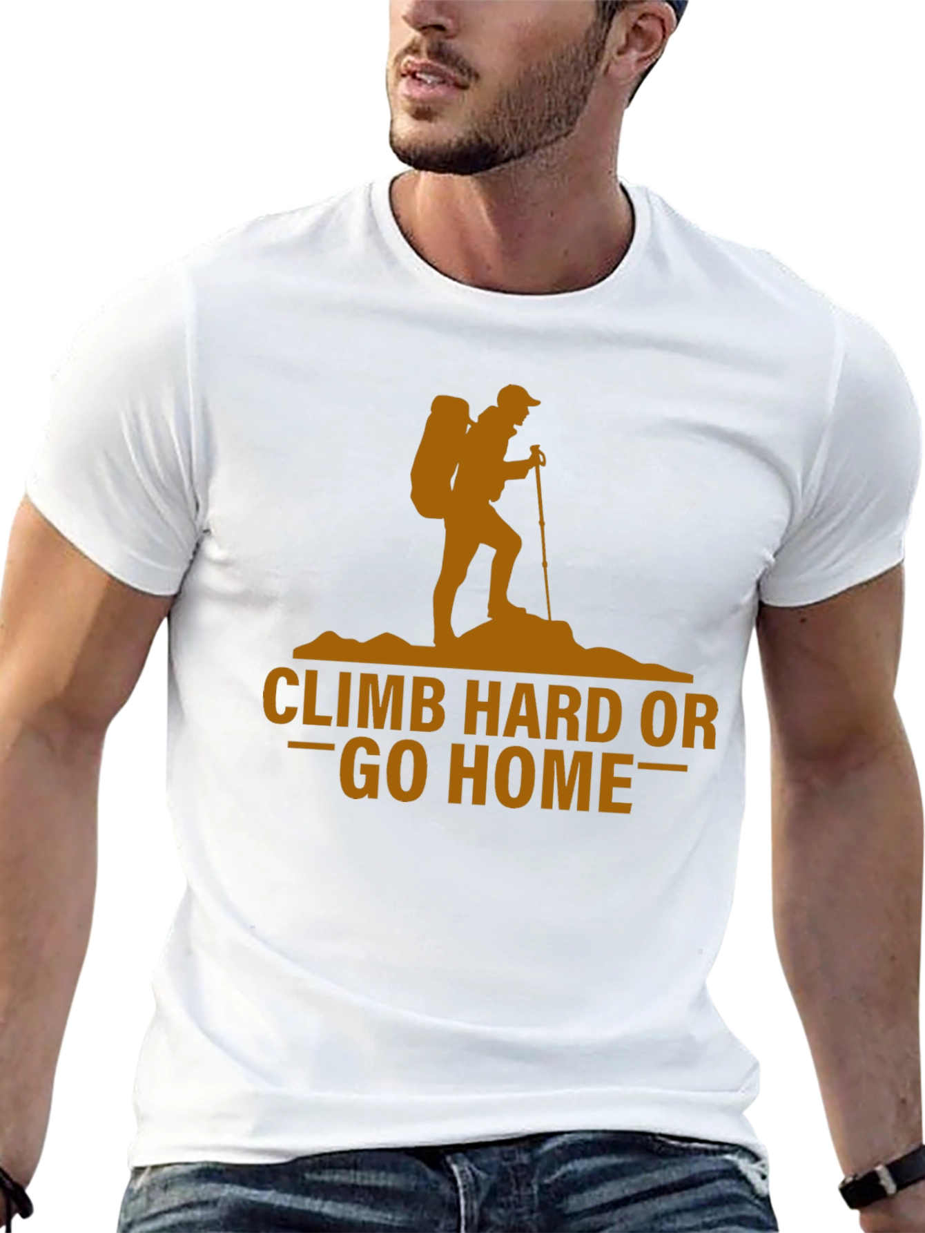 Climb Hard or Go Home Graphic T-Shirt