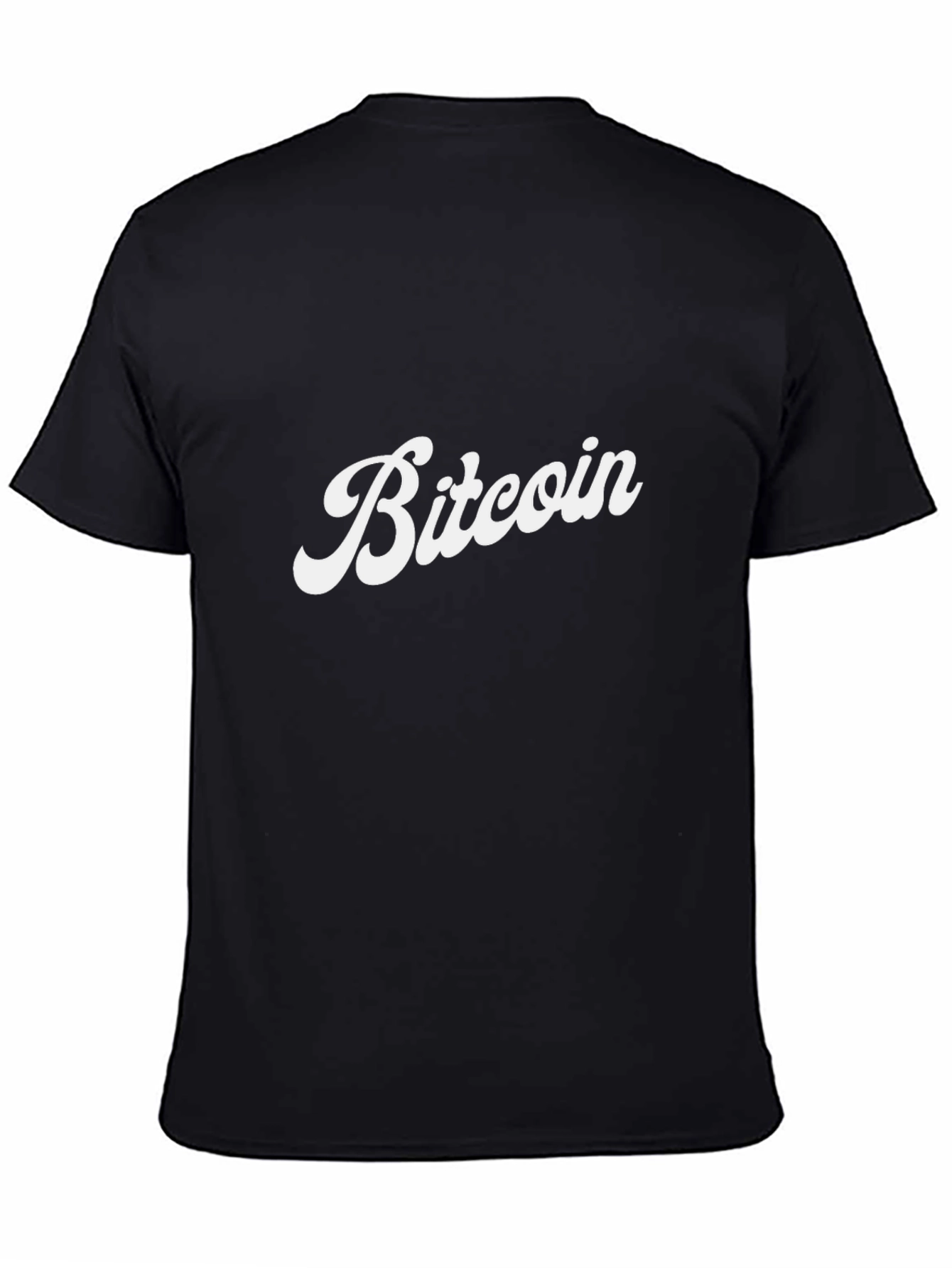 Bitcoin Retro Style Black T-Shirt