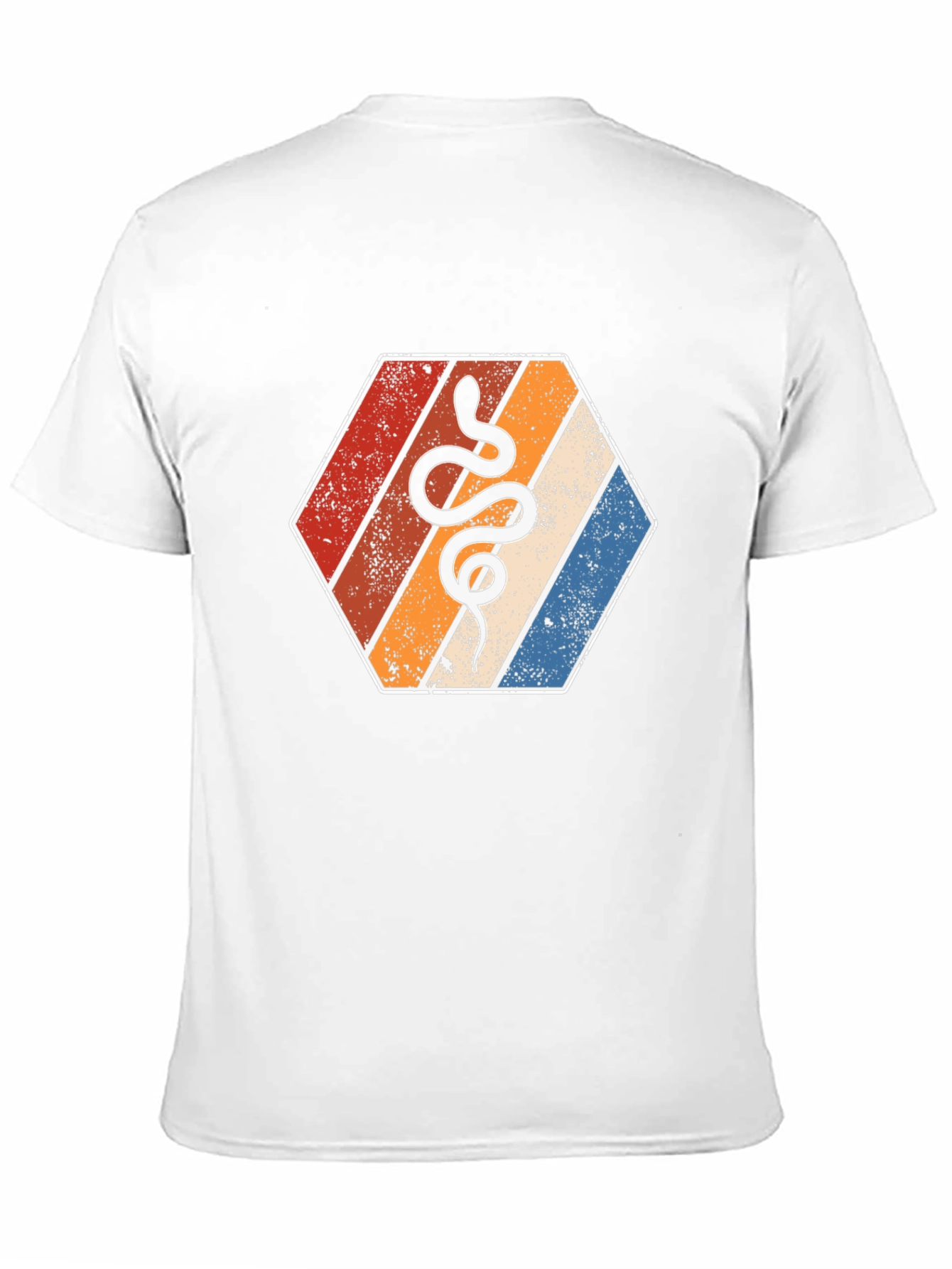 Retro Snake Hexagon Tee