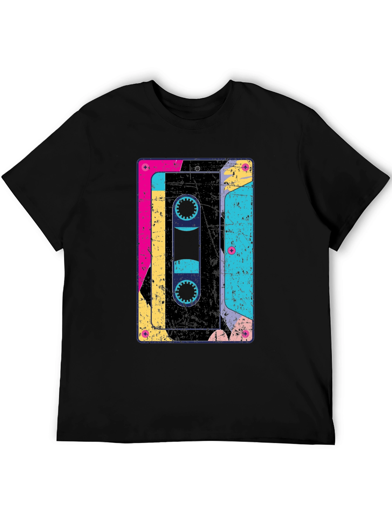 Retro Cassette Tape Graphic T-Shirt
