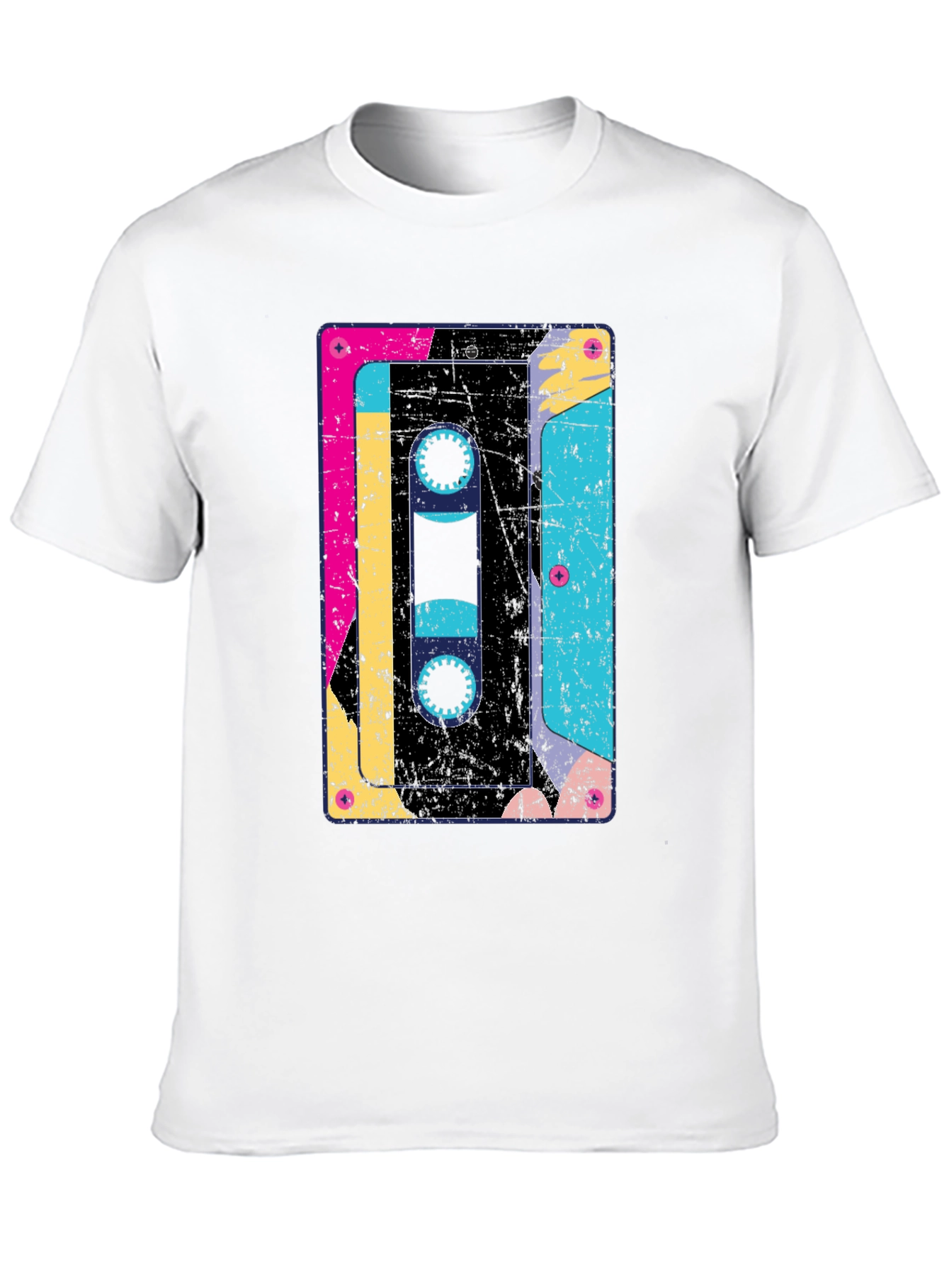 Retro Cassette Tape Graphic T-Shirt