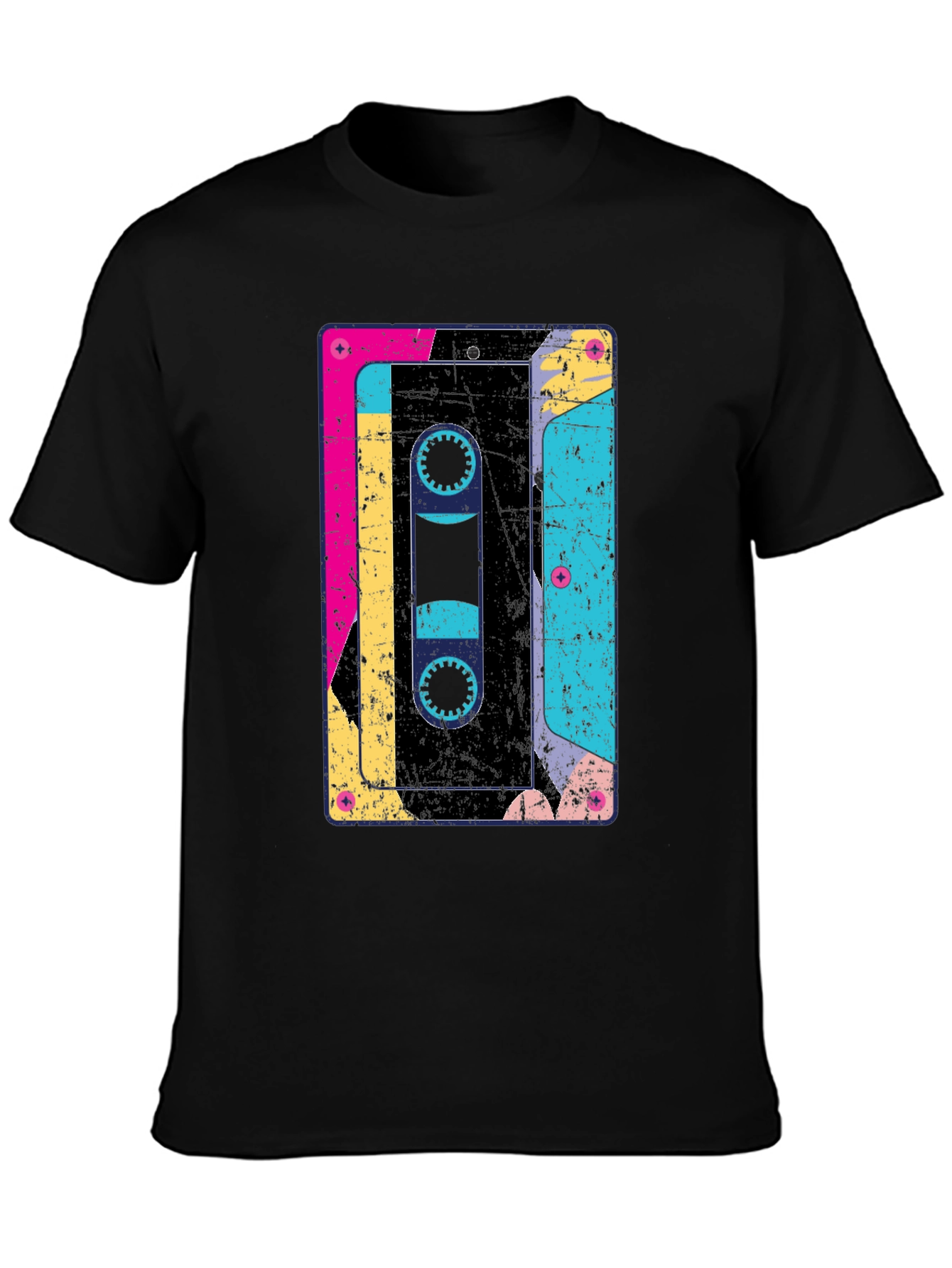 Retro Cassette Tape Graphic T-Shirt