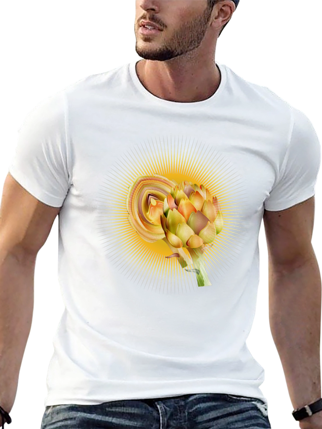 Artichoke Sunburst Graphic Tee