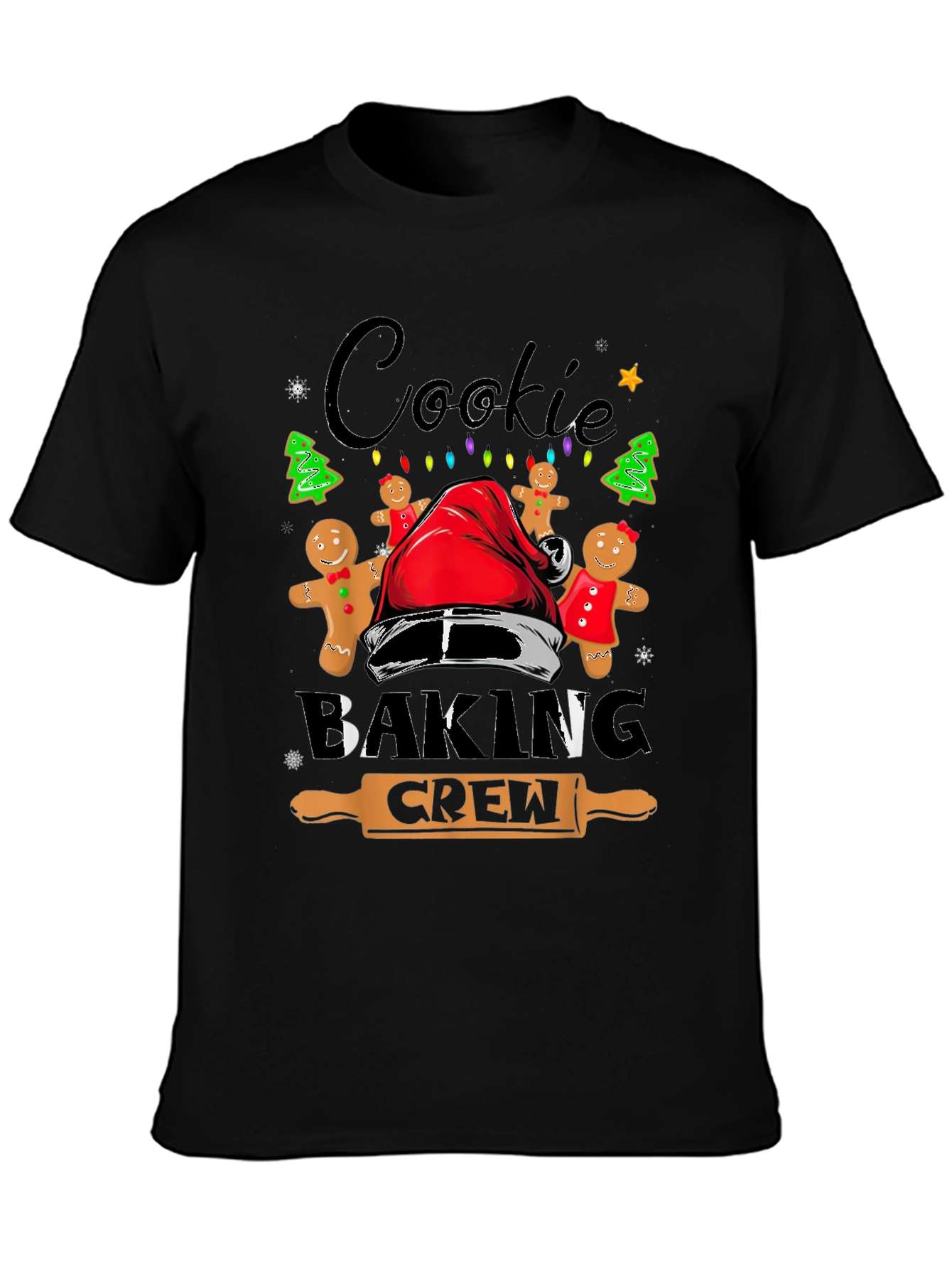 Cookie Baking Crew Christmas Graphic T-Shirt