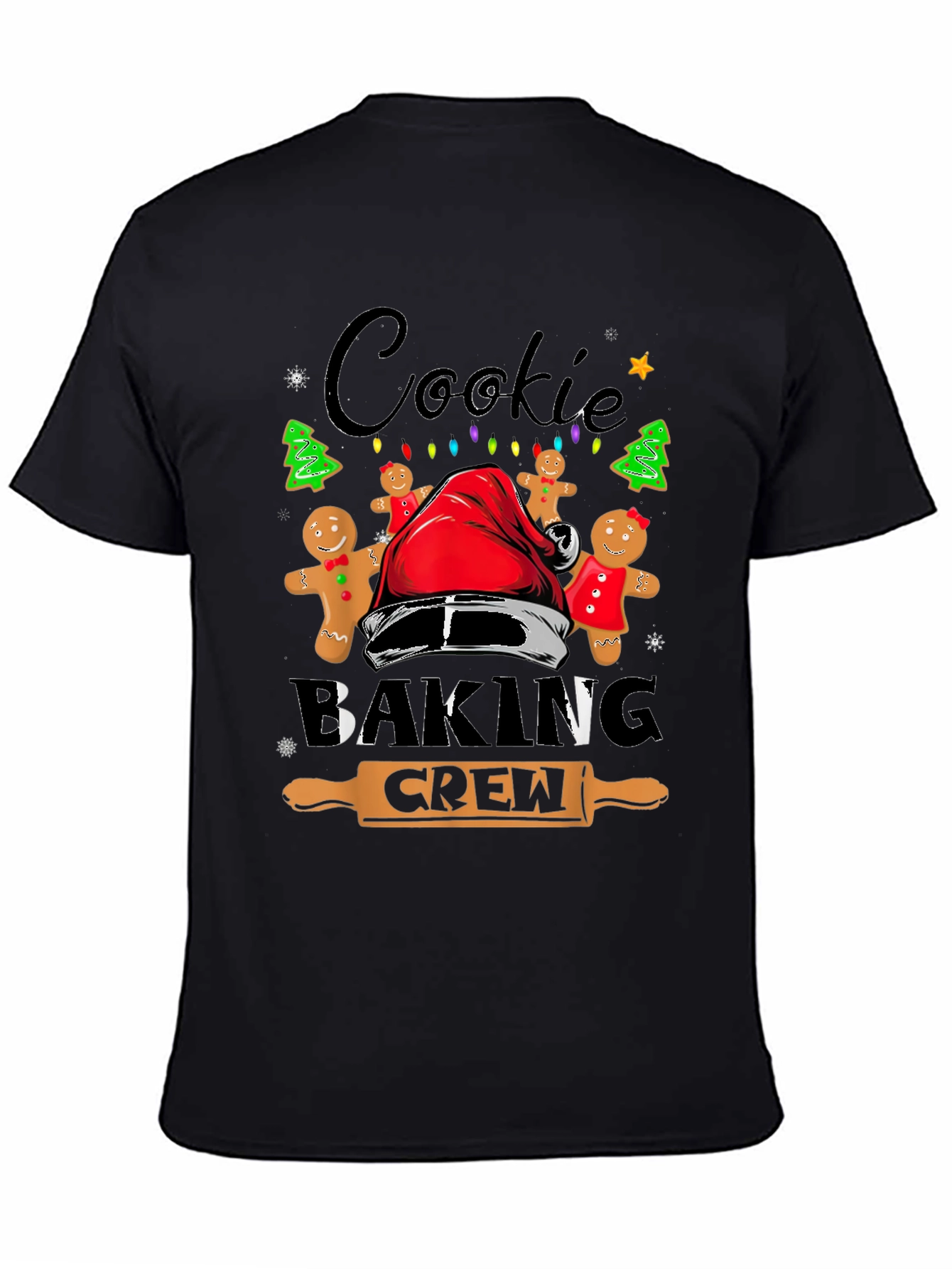 Cookie Baking Crew Christmas Graphic T-Shirt