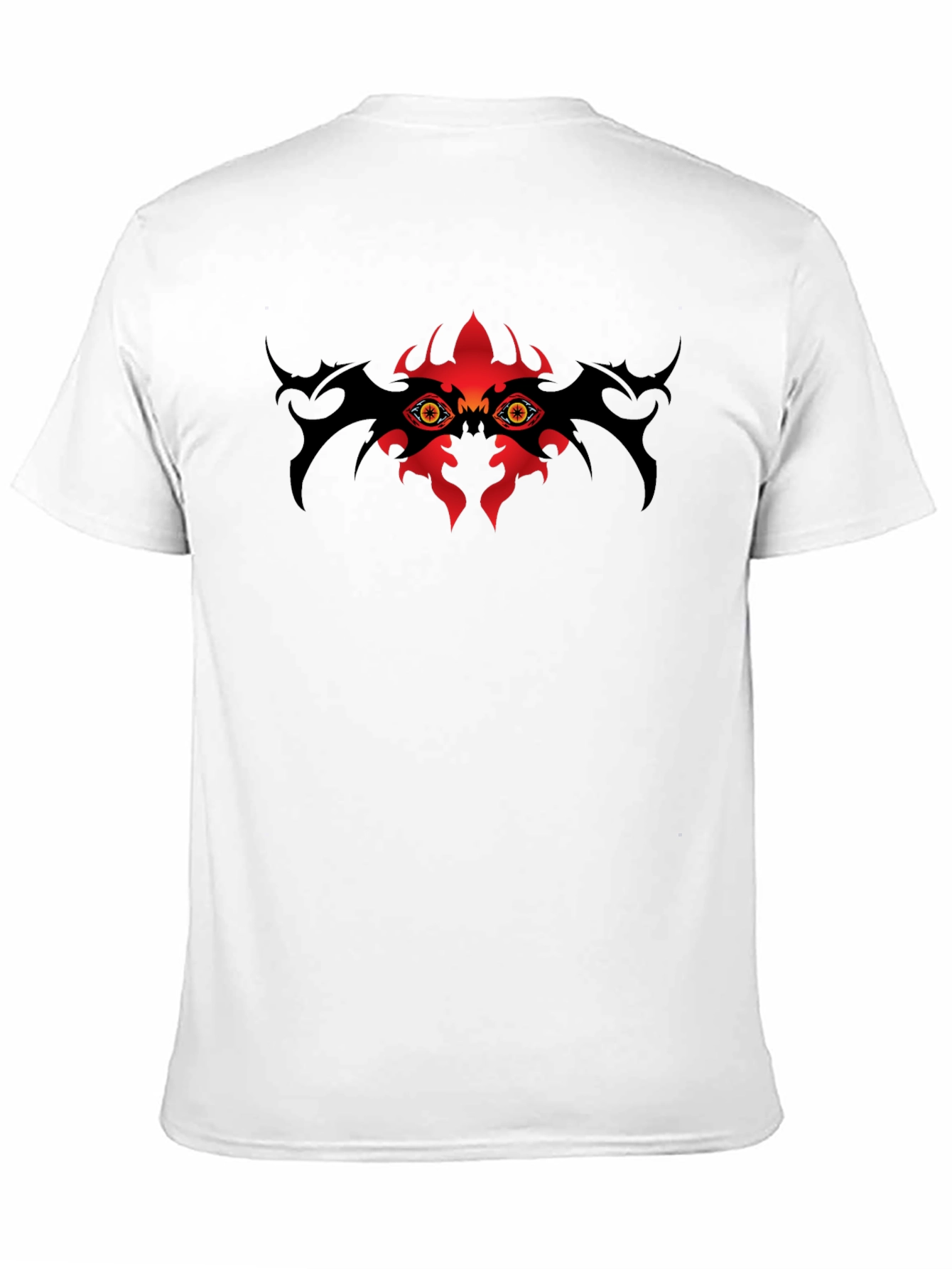 Mens Black T-Shirt with Eye Graphic