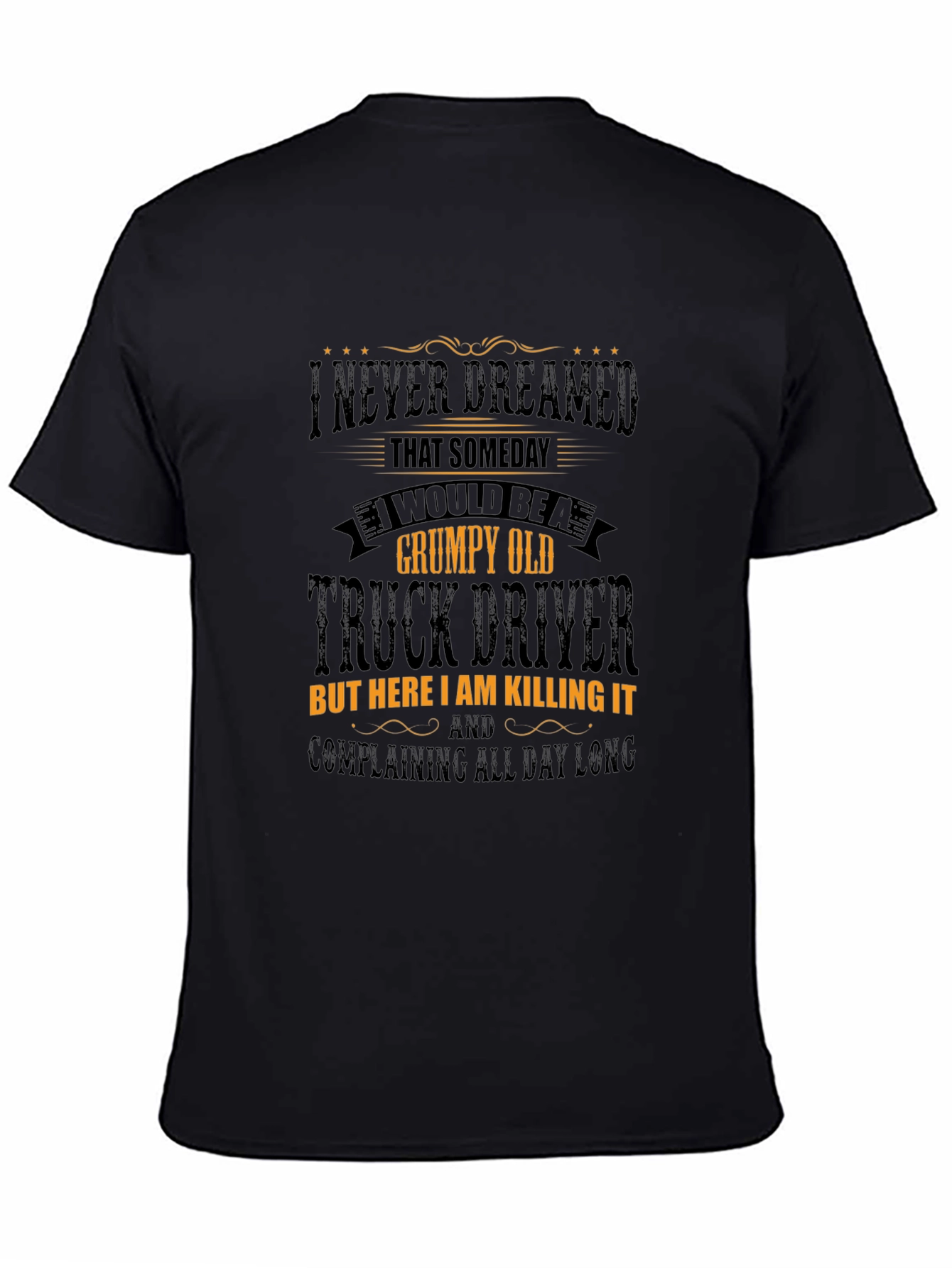 Grumpy Old Truck Driver T-Shirt - Novelty Tee