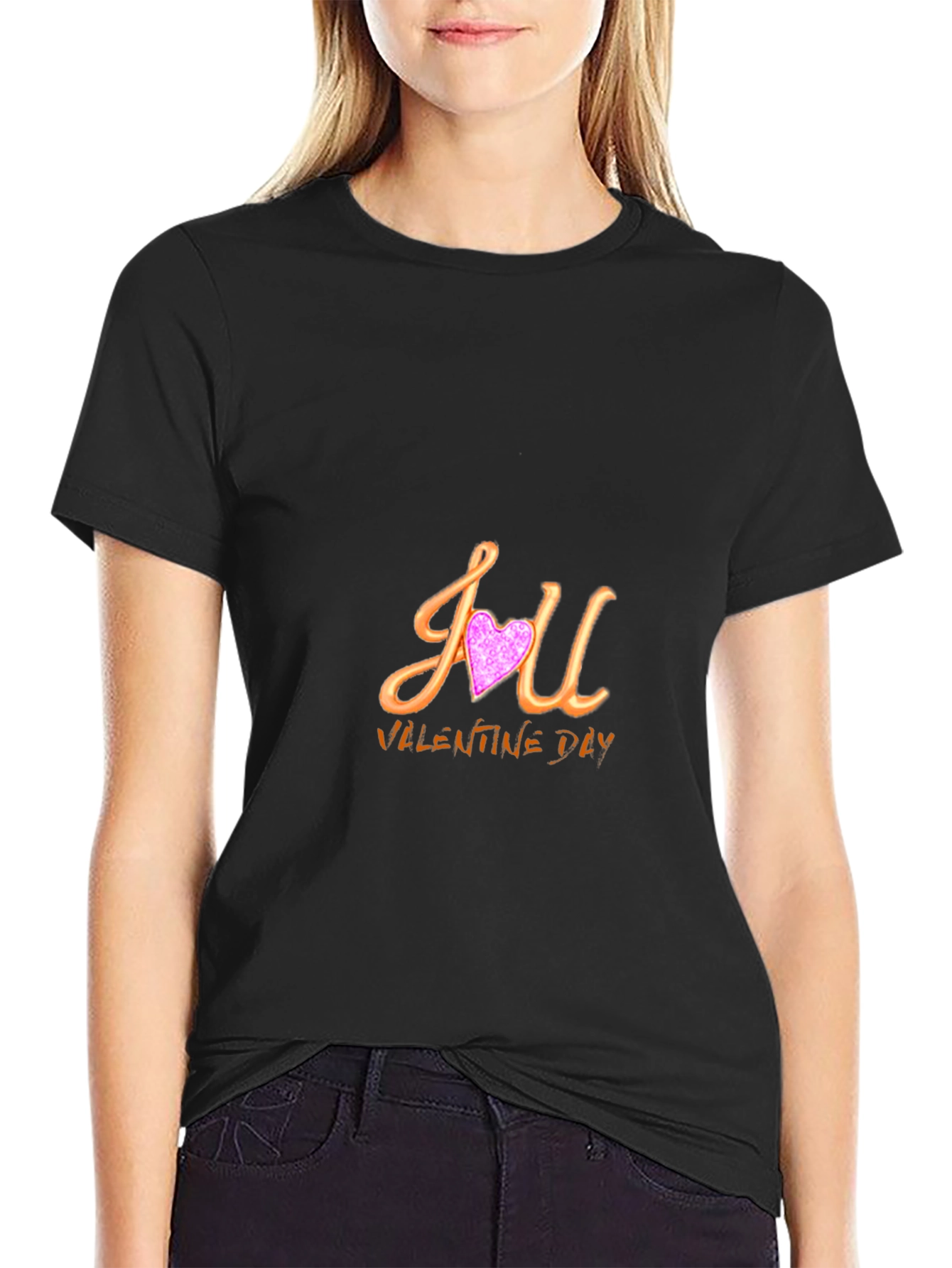 Valentines Day Heart Graphic Tee