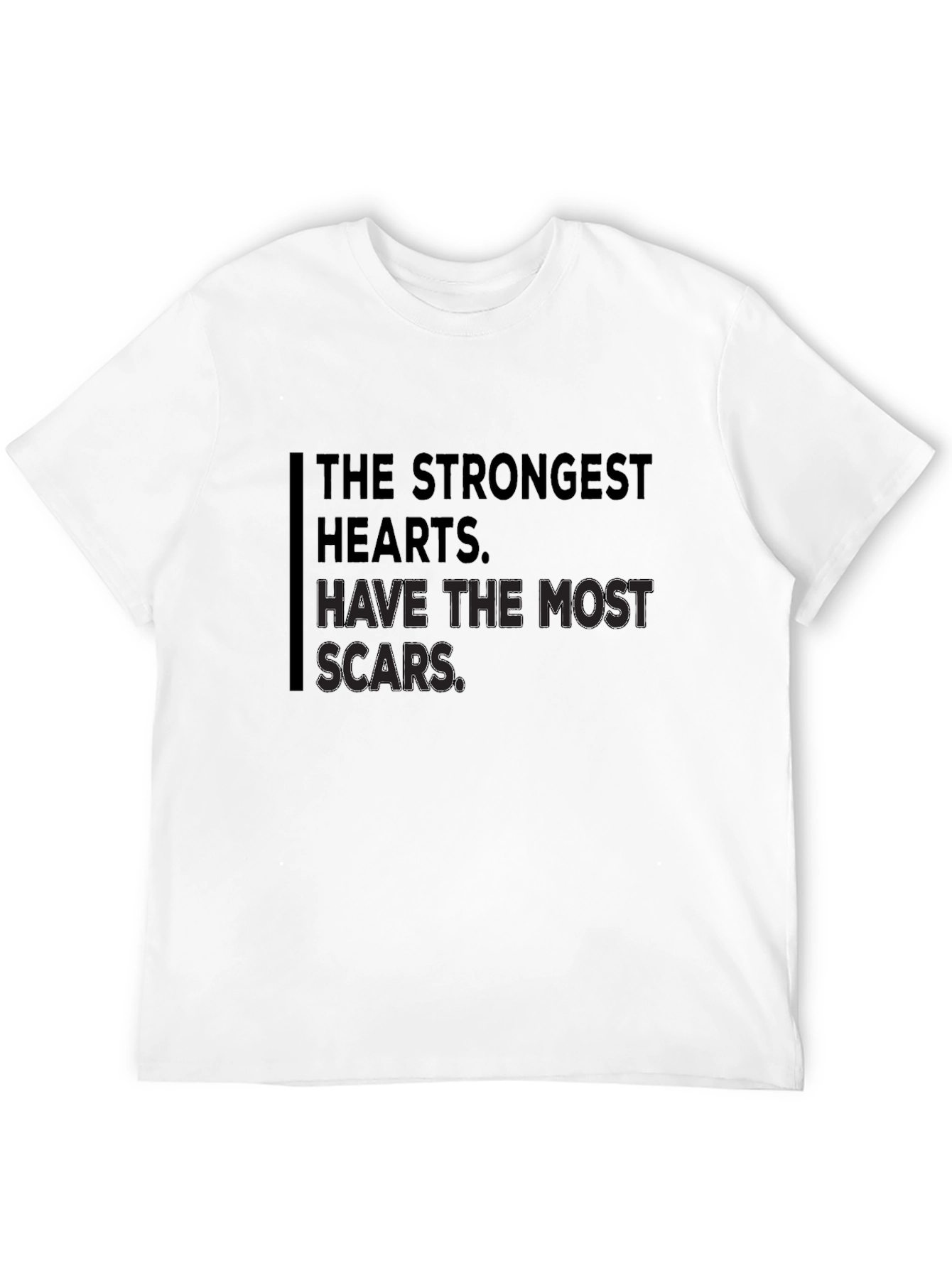 Strongest Hearts Graphic Tee - Motivational Shirt