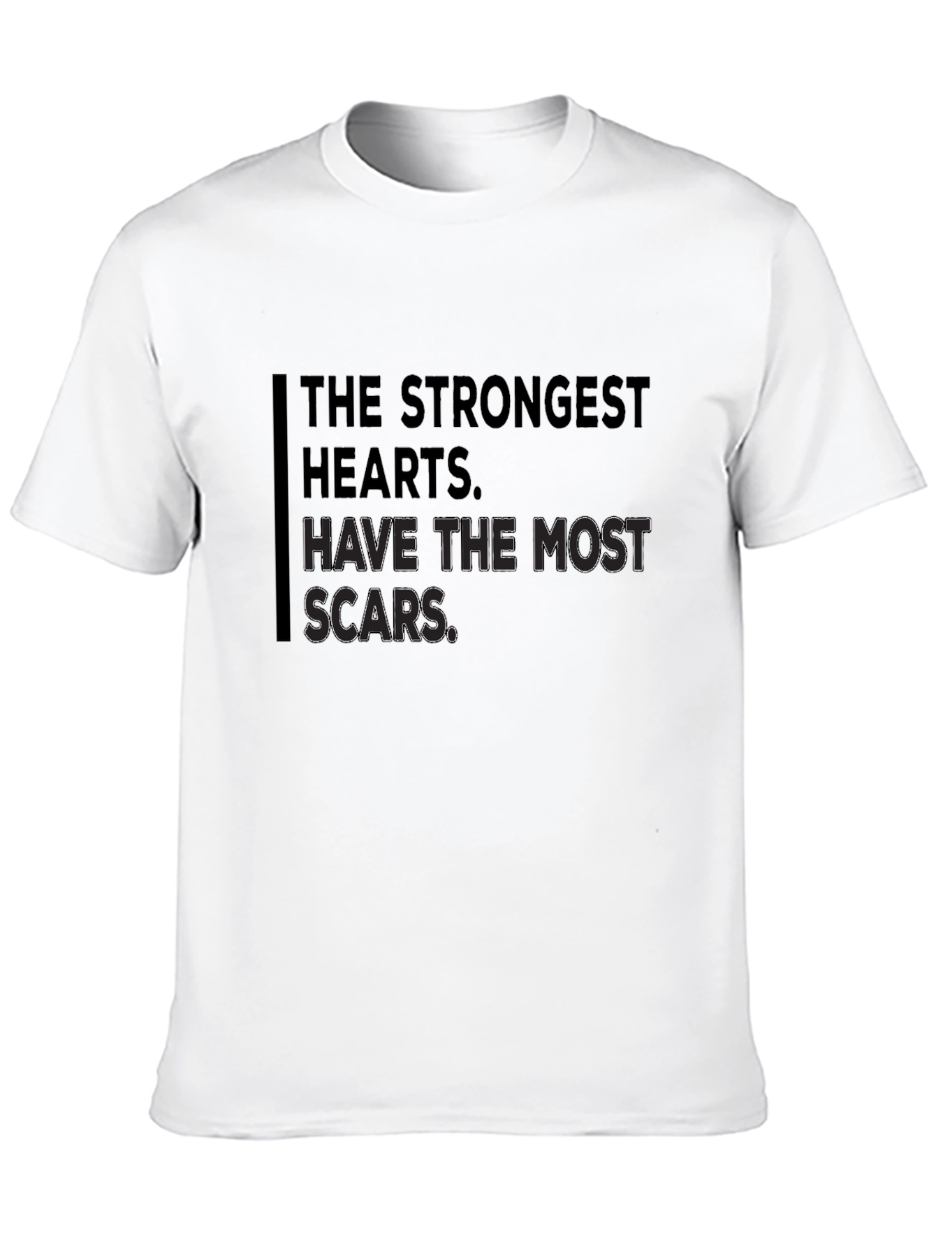 Strongest Hearts Graphic Tee - Motivational Shirt