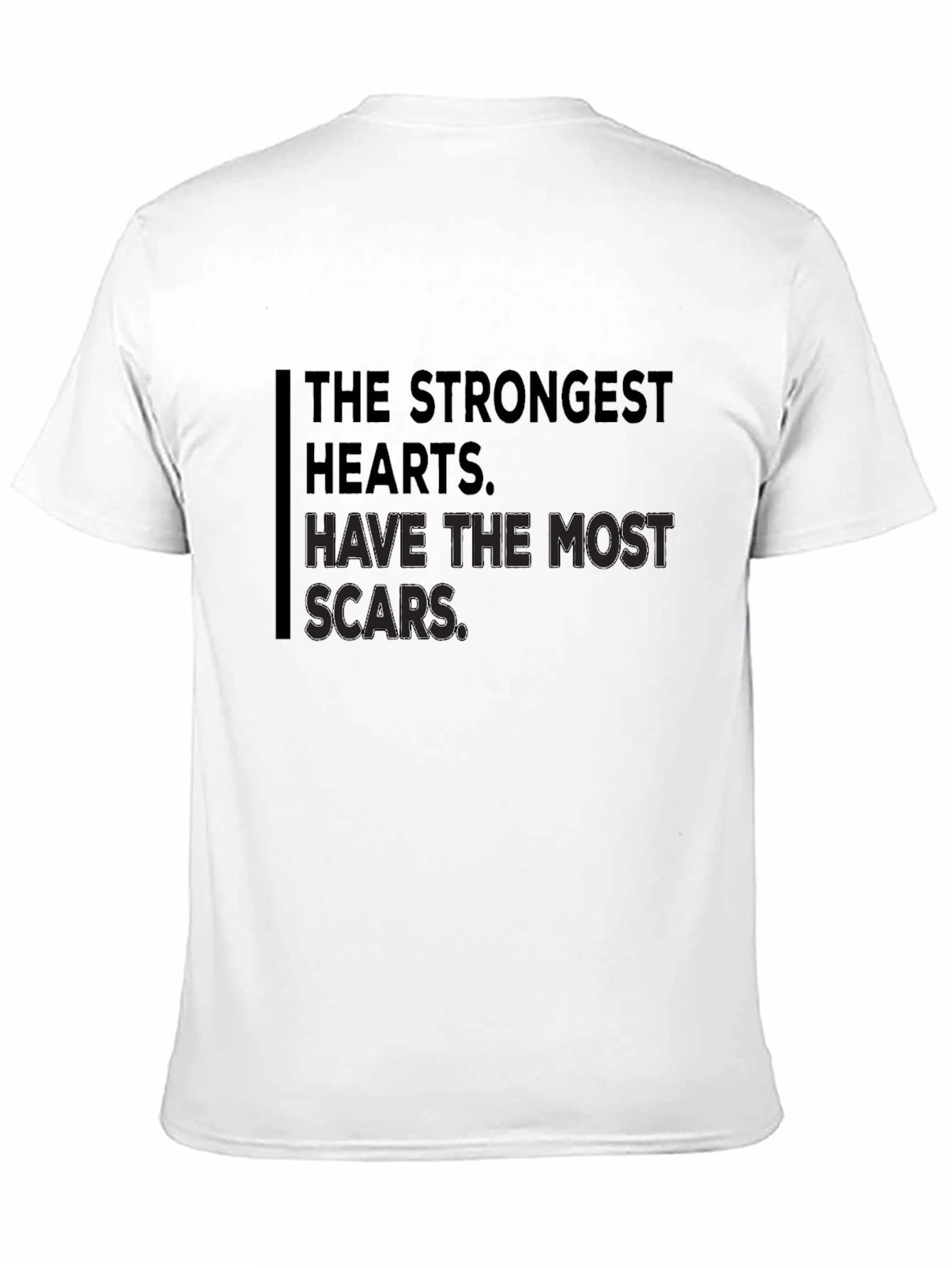 Strongest Hearts Graphic Tee - Motivational Shirt