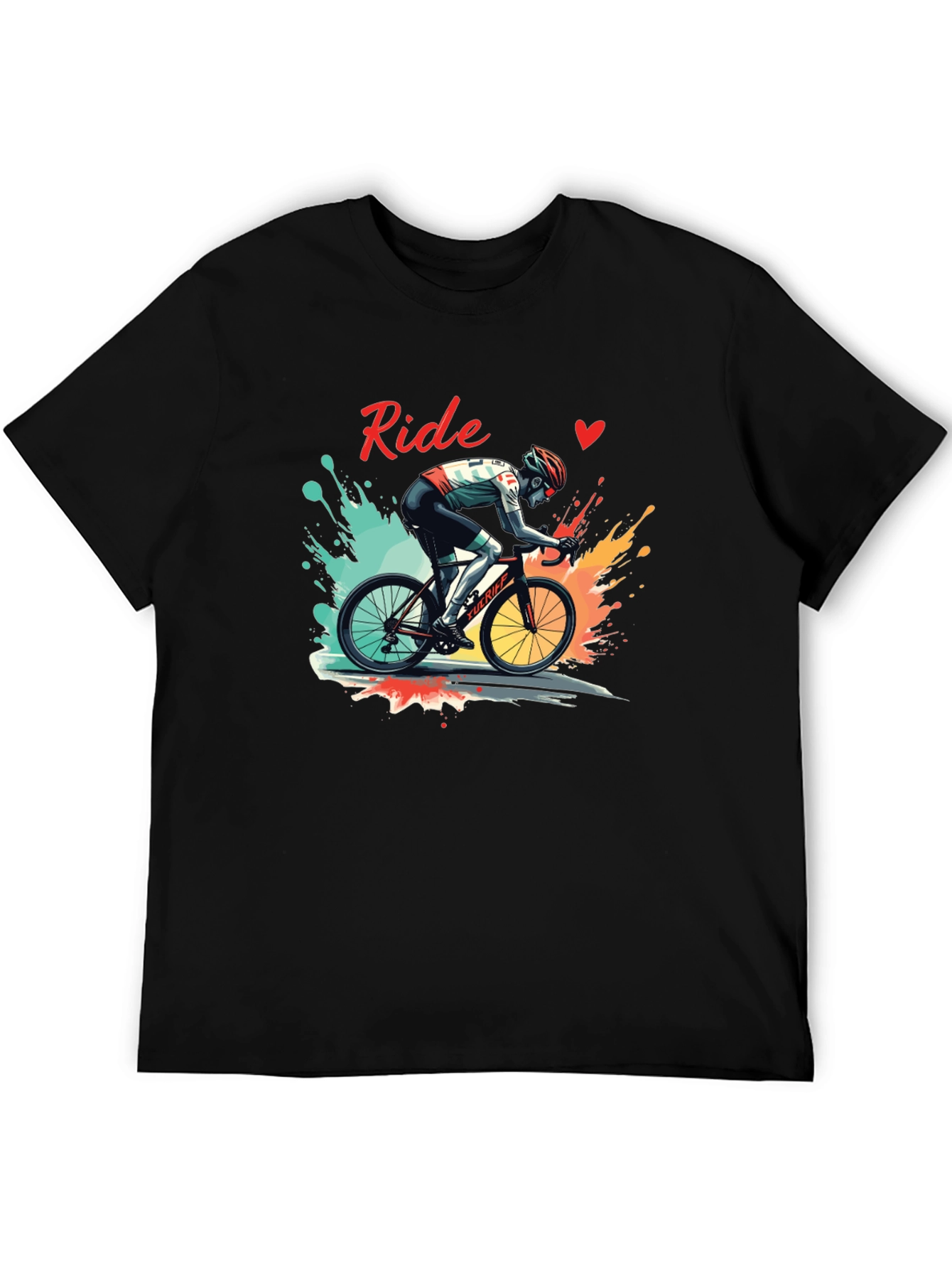 Ride Graphic Tee - Cycling Enthusiast T-Shirt