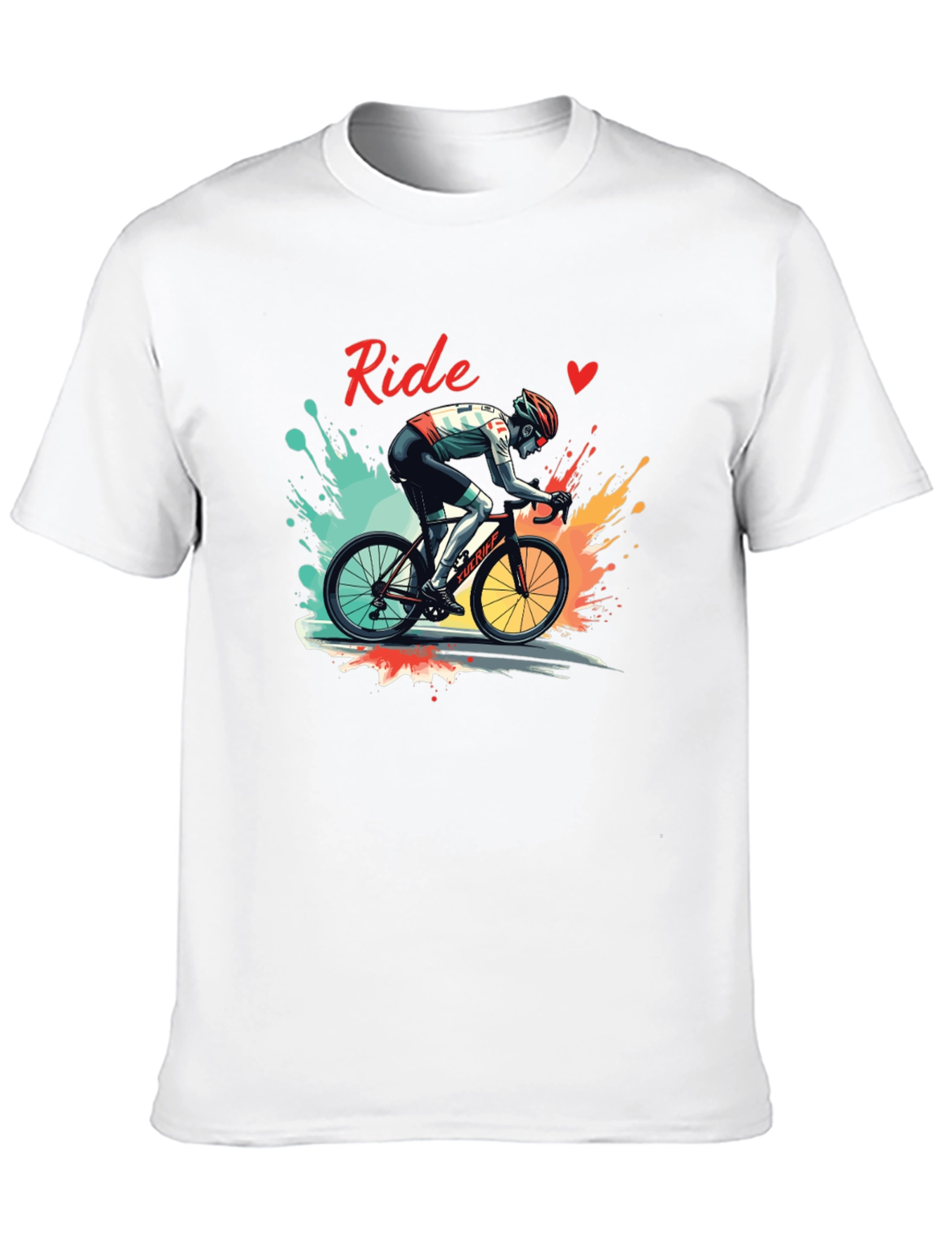 Ride Graphic Tee - Cycling Enthusiast T-Shirt