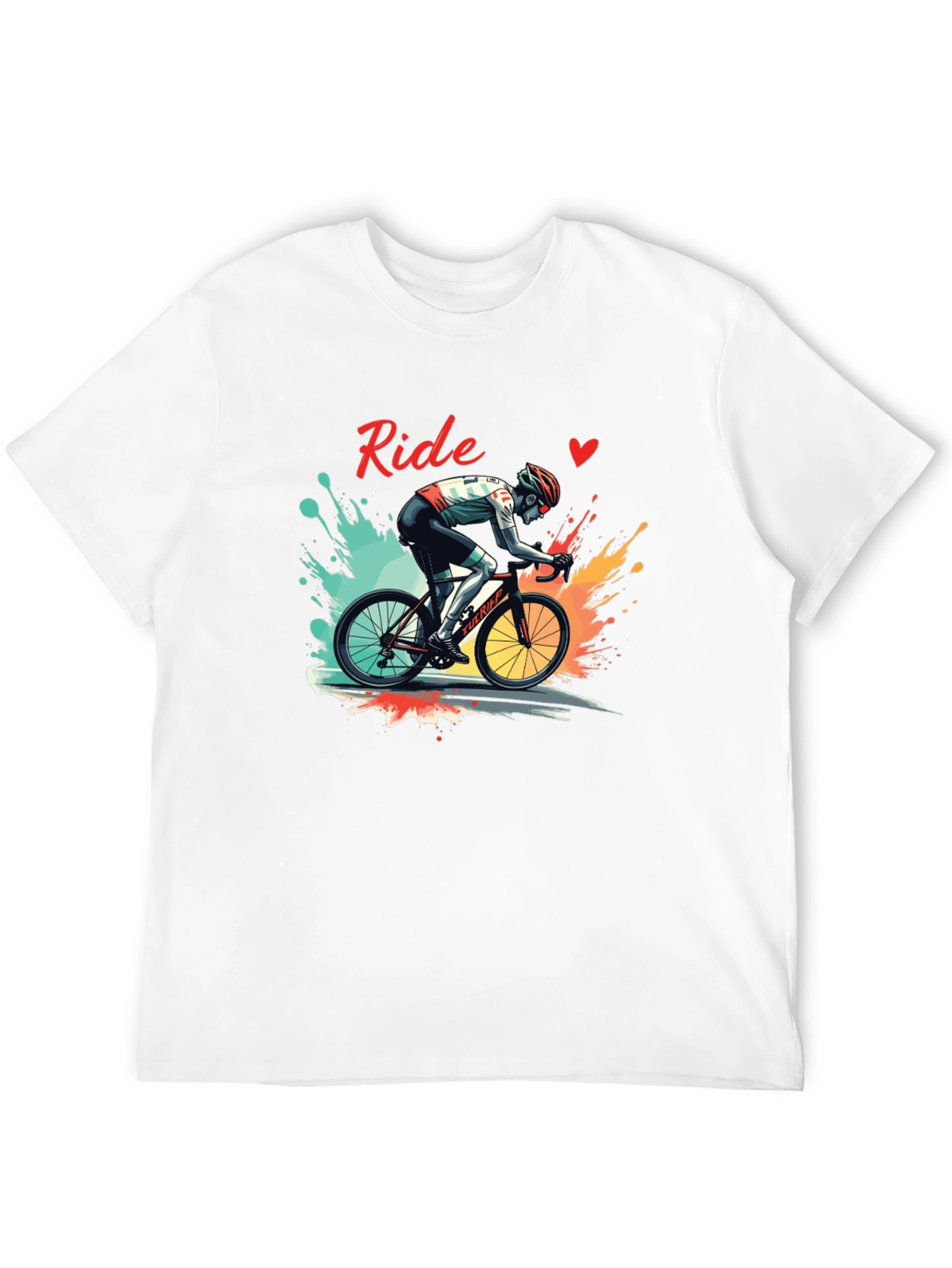 Ride Graphic Tee - Cycling Enthusiast T-Shirt