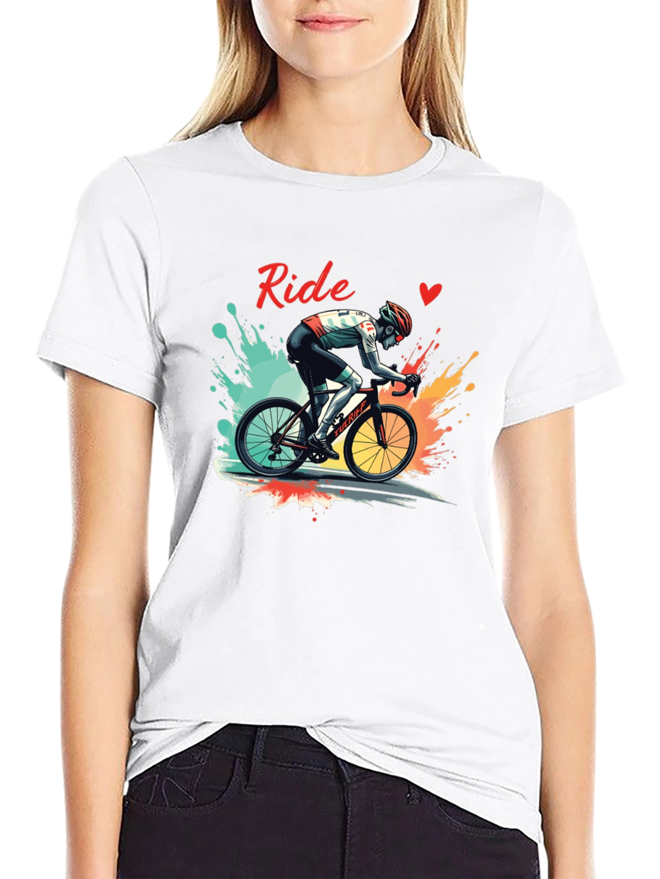 Ride Graphic Tee - Cycling Enthusiast T-Shirt