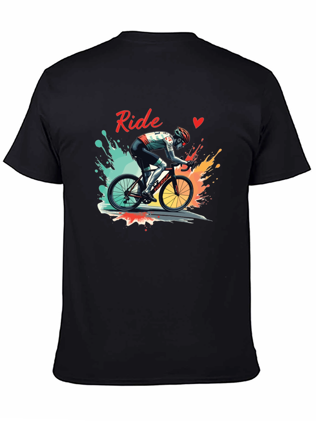 Ride Graphic Tee - Cycling Enthusiast T-Shirt