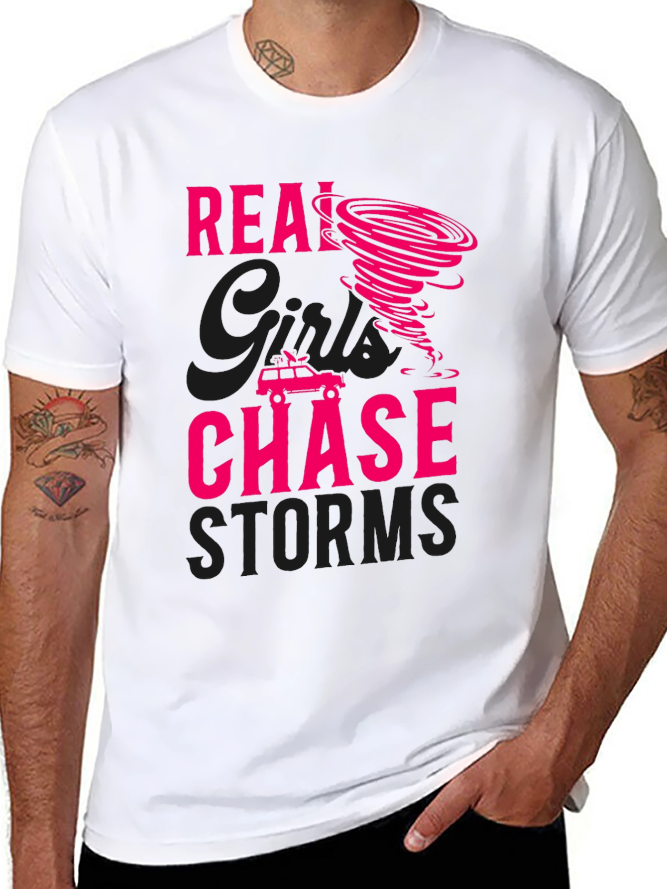 Storm Chaser Graphic T-Shirt Black