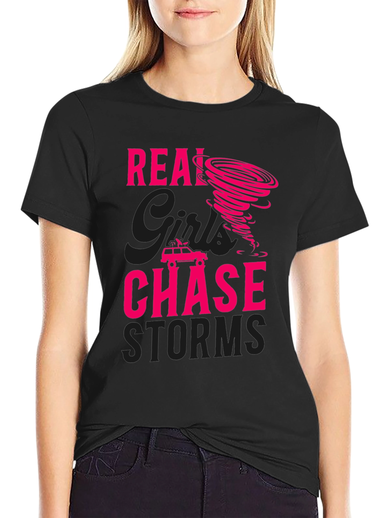 Storm Chaser Graphic T-Shirt Black