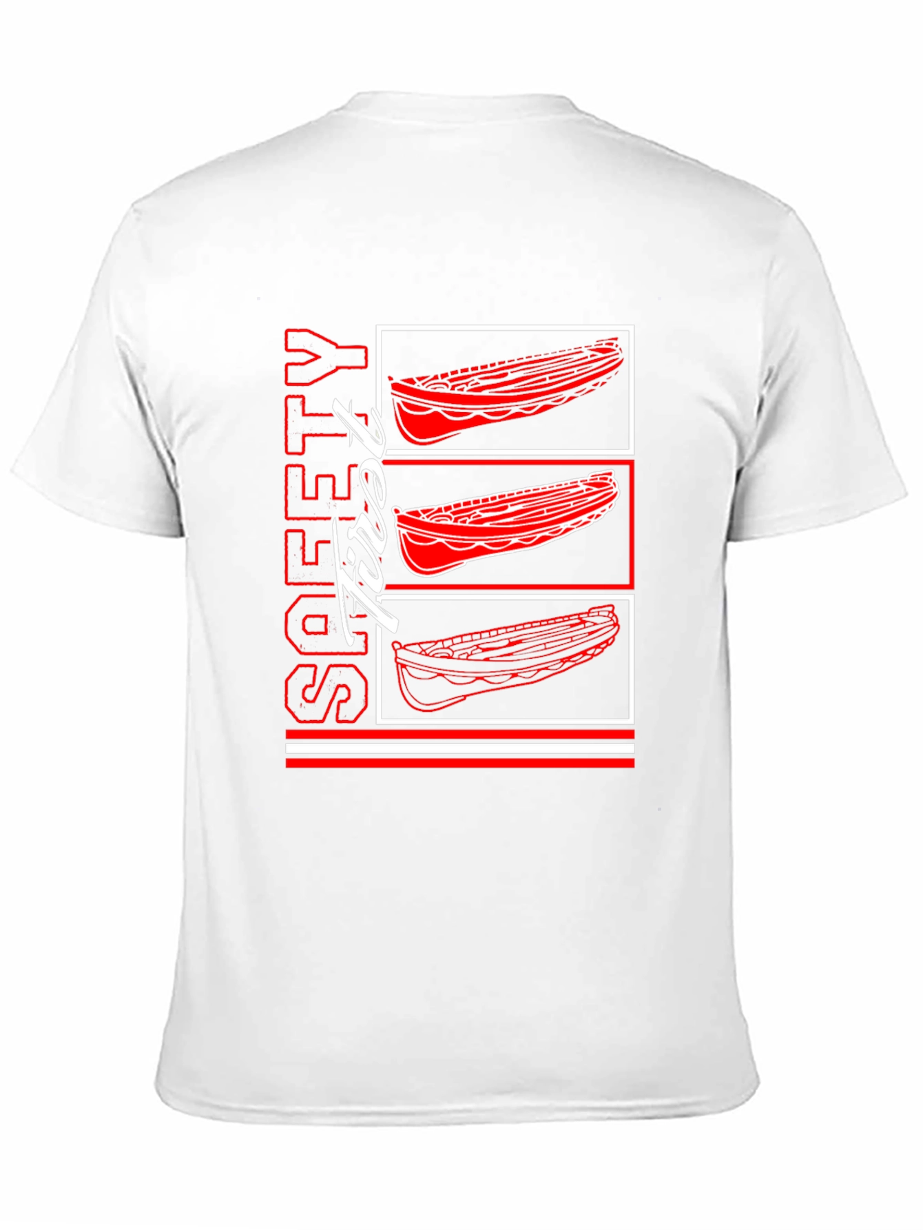 Safety First Rowing Boat T-Shirt