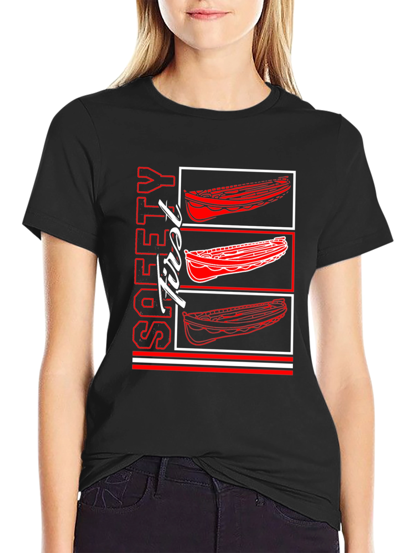 Safety First Rowing Boat T-Shirt