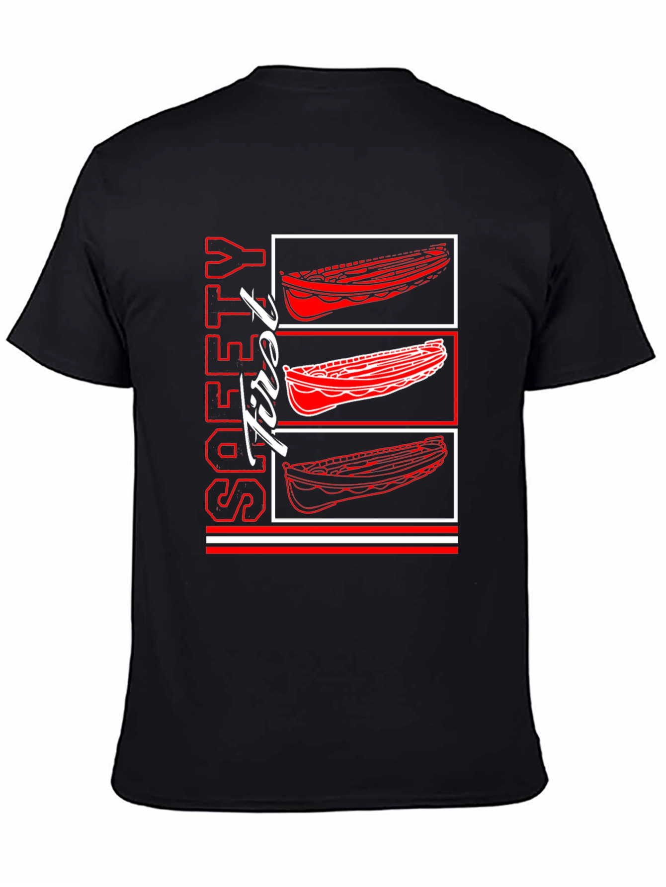 Safety First Rowing Boat T-Shirt