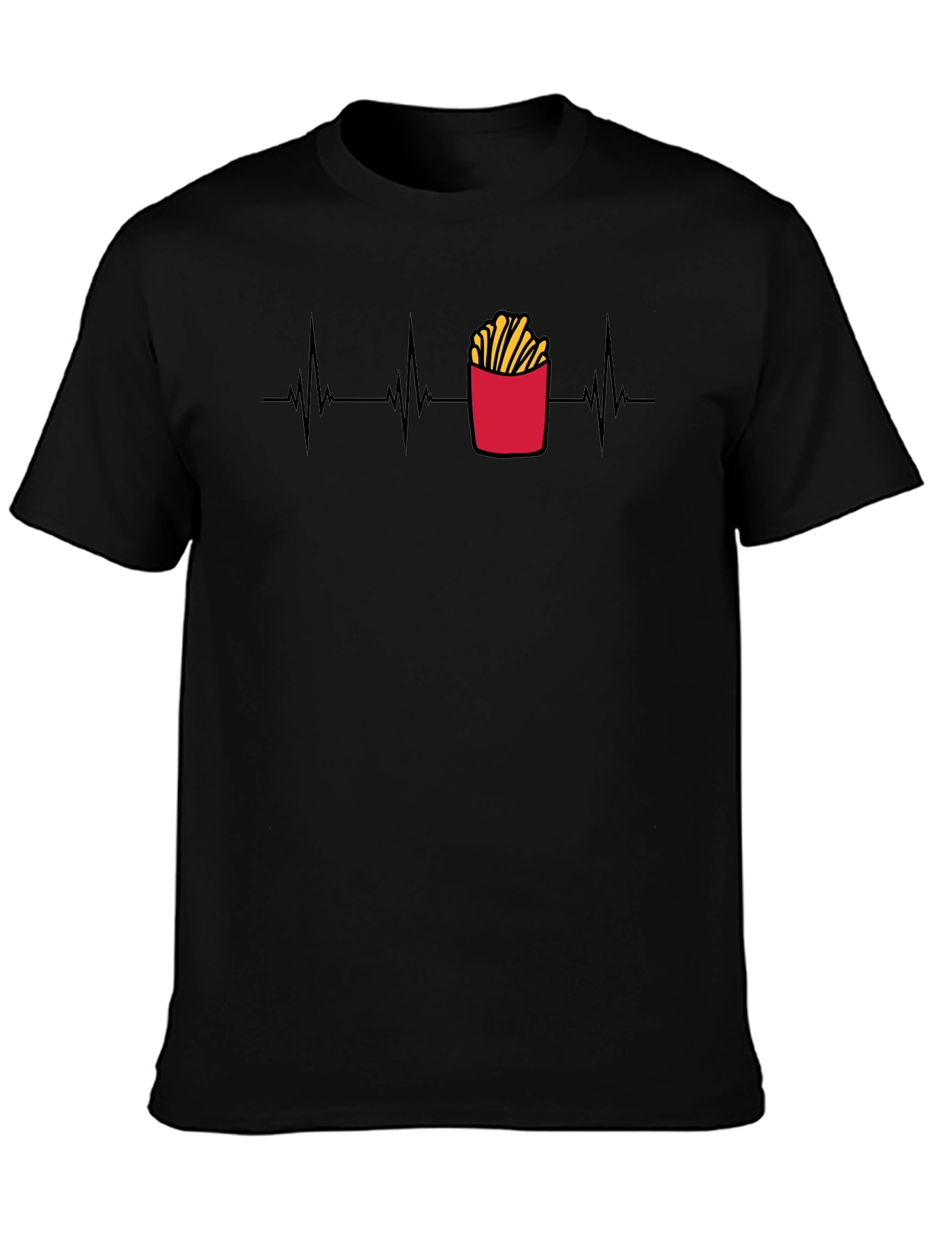 Fry Heartbeat Tee - Unisex Graphic T-Shirt