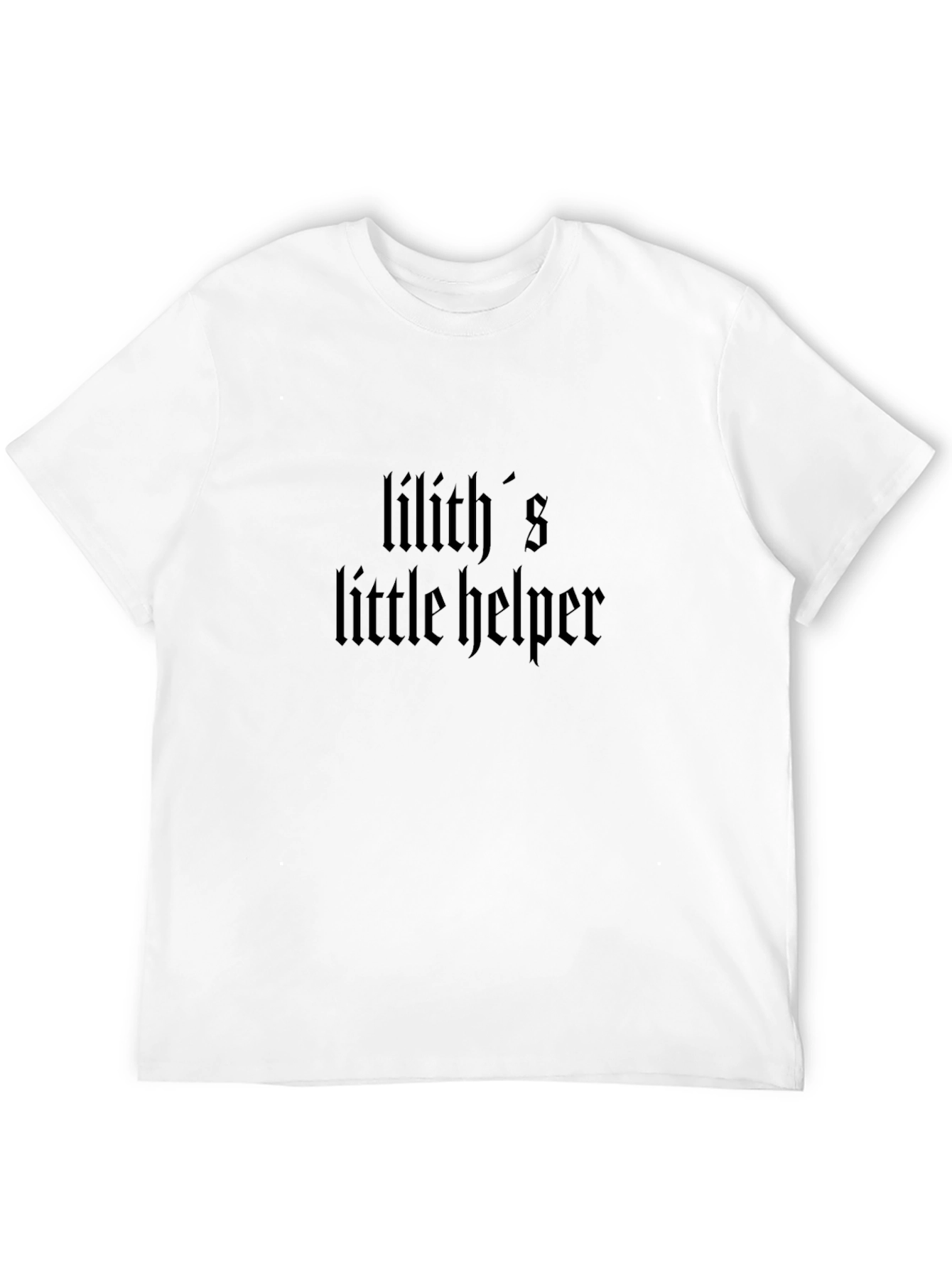 Liliths Little Helper Black Graphic Tee