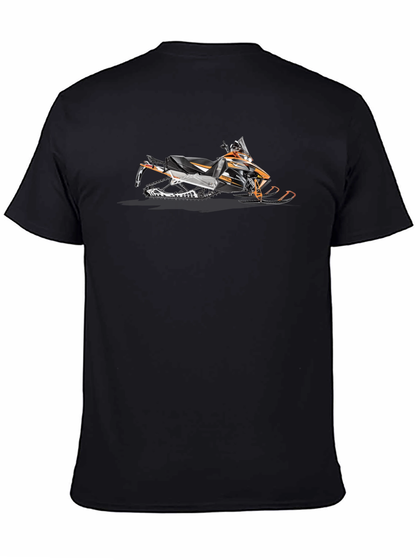 Snowmobile Graphic T-Shirt - Ride the Powder!