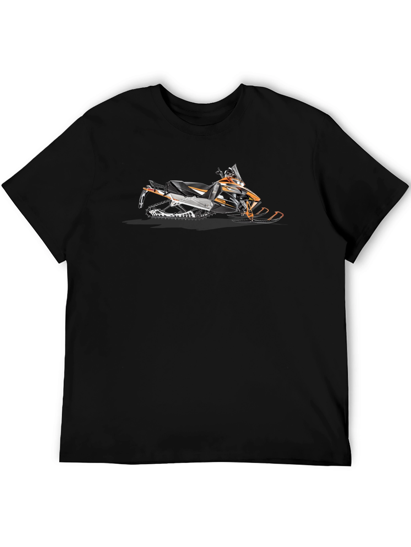 Snowmobile Graphic T-Shirt - Ride the Powder!