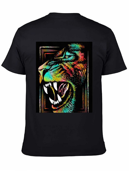 Roaring Tiger Graphic Tee - Black