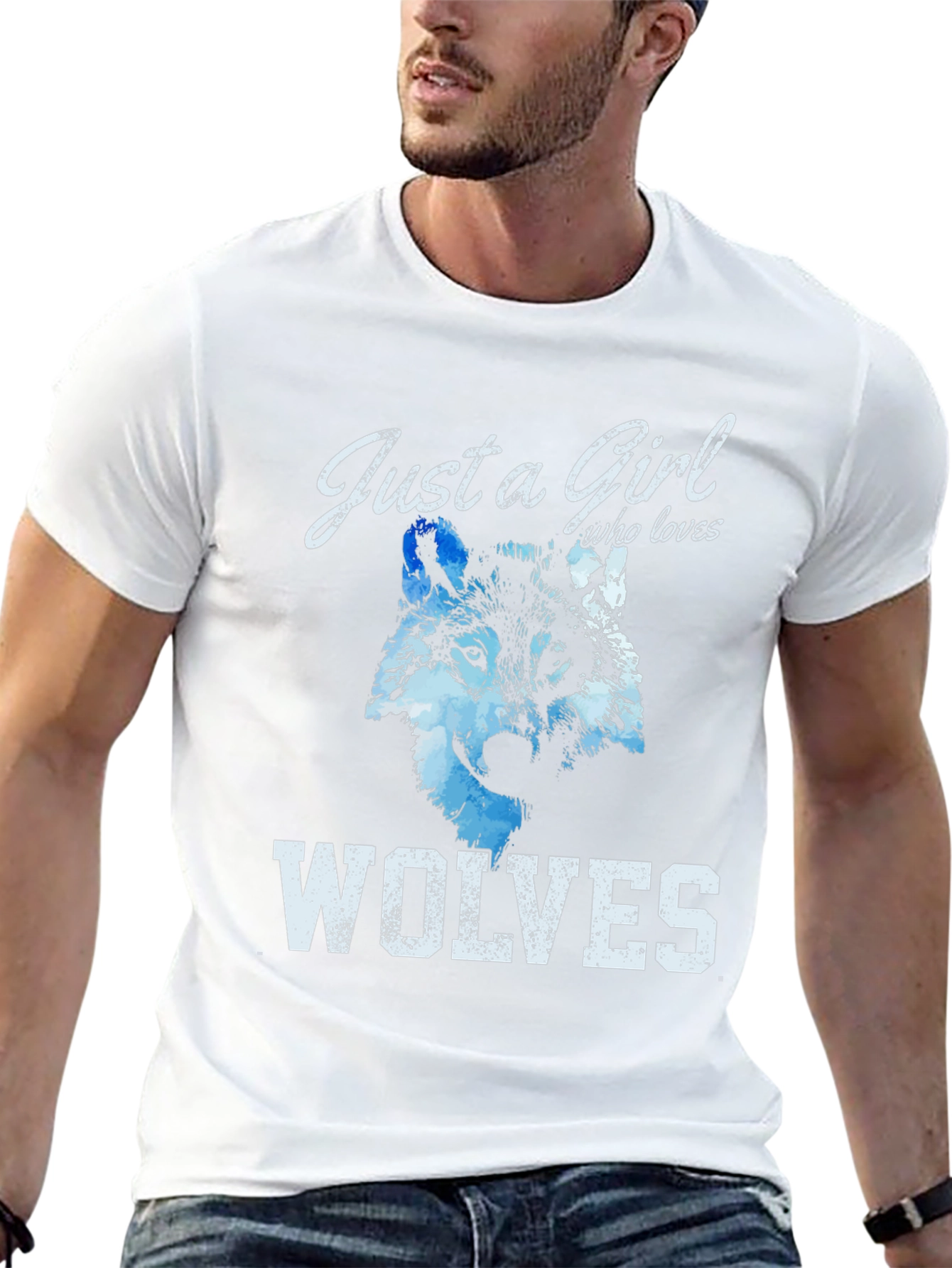 Just A Girl Who Loves Wolves T-Shirt