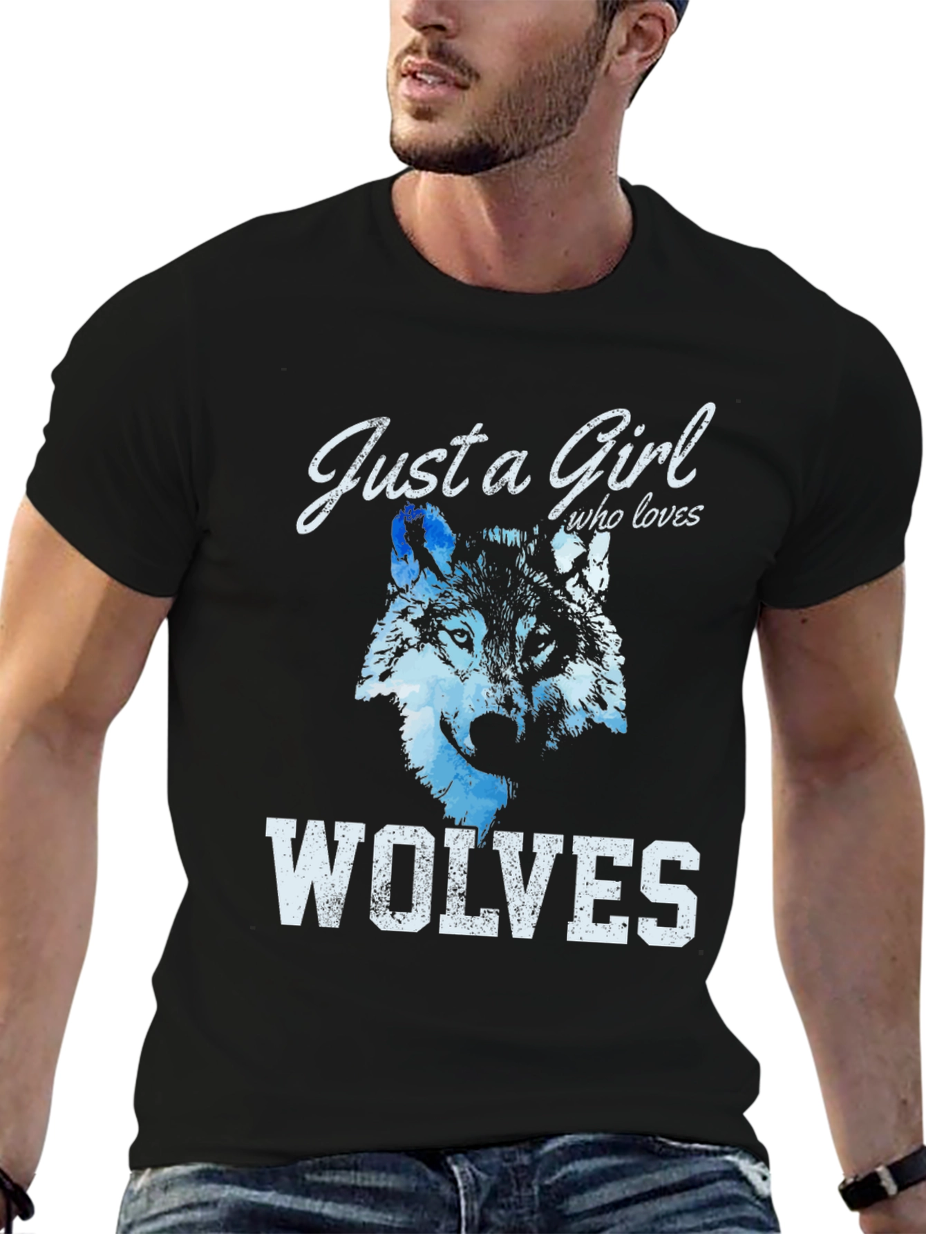 Just A Girl Who Loves Wolves T-Shirt