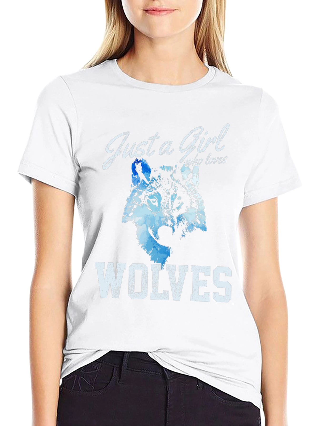 Just A Girl Who Loves Wolves T-Shirt