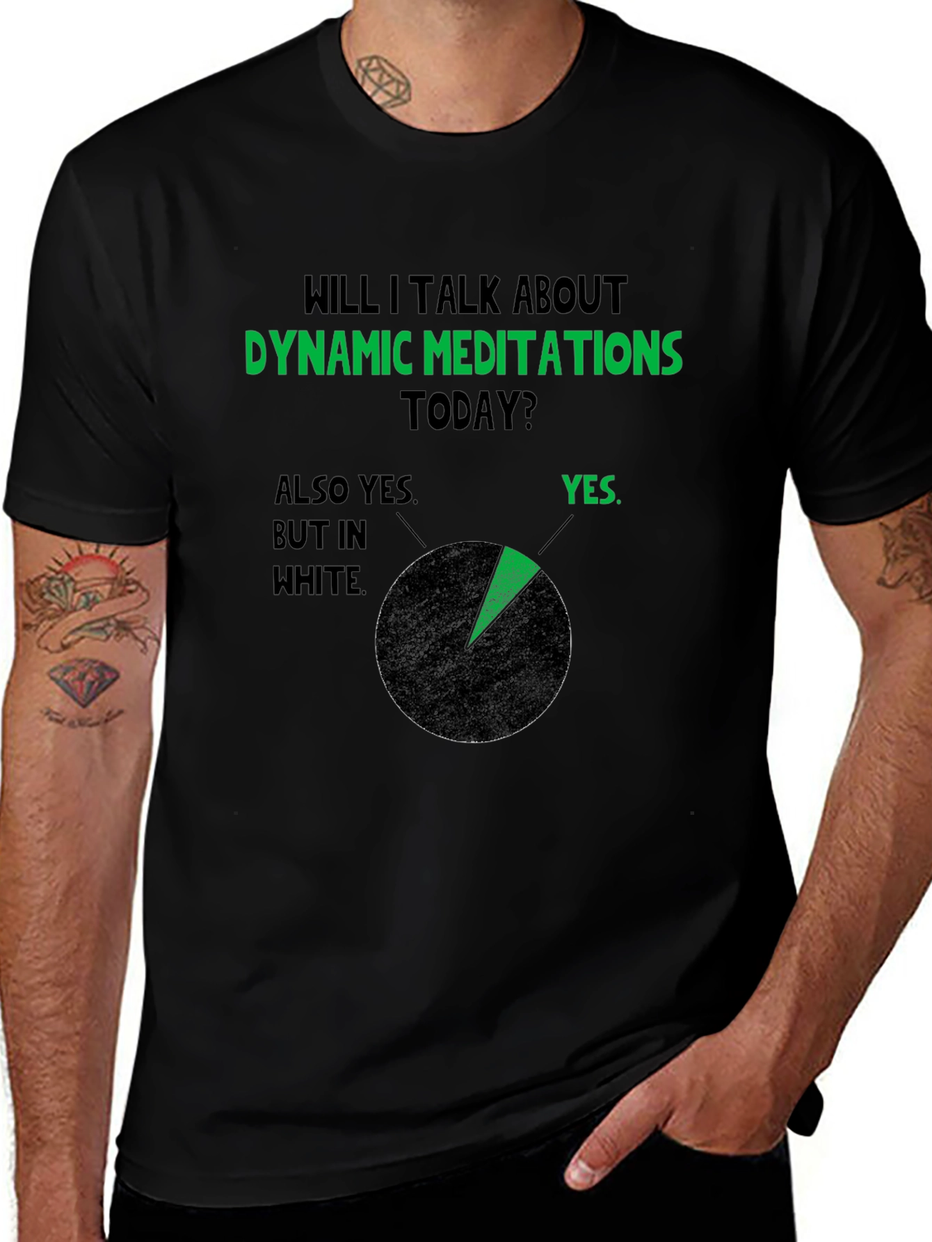 Dynamic Meditations T-Shirt - Funny Meditation Tee