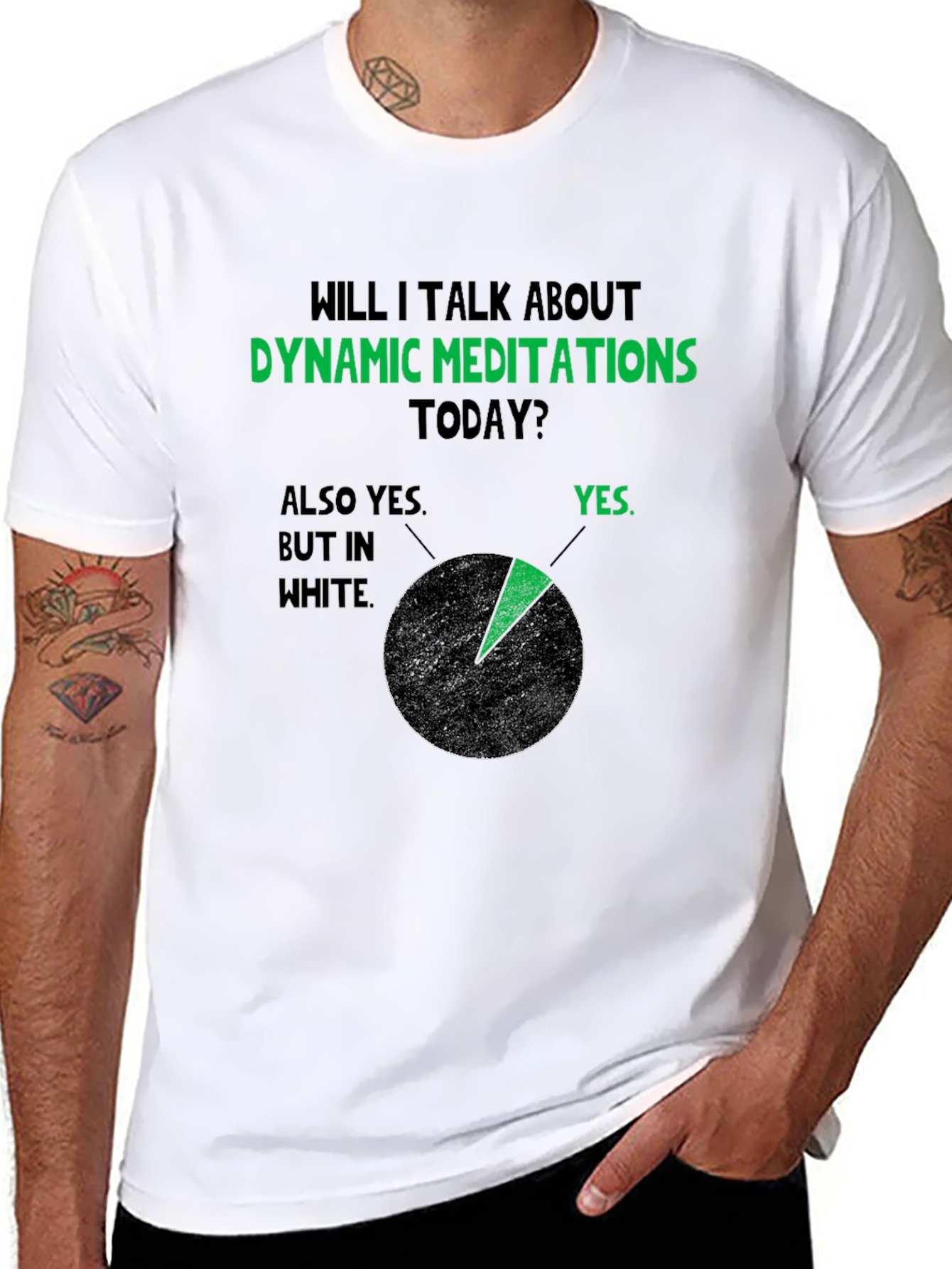 Dynamic Meditations T-Shirt - Funny Meditation Tee