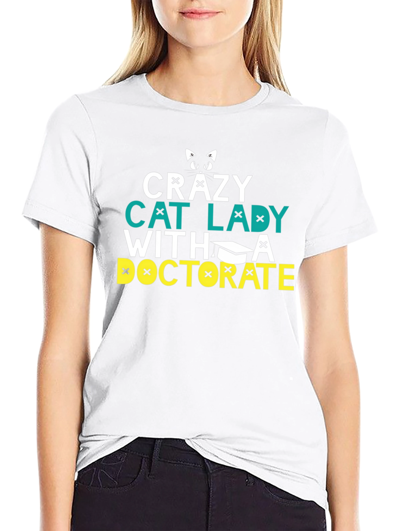 Crazy Cat Lady Doctorate T-Shirt