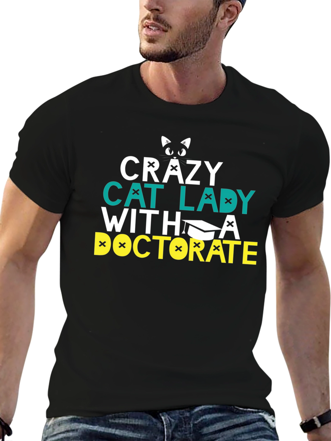 Crazy Cat Lady Doctorate T-Shirt