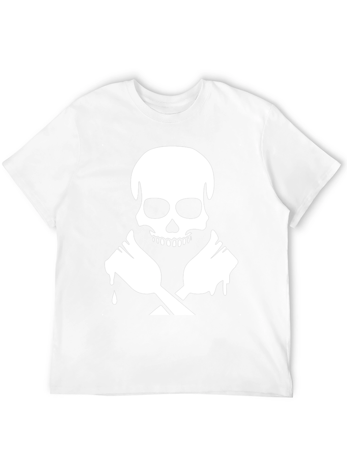 Skull & Crossed Spoons Graphic T-Shirt