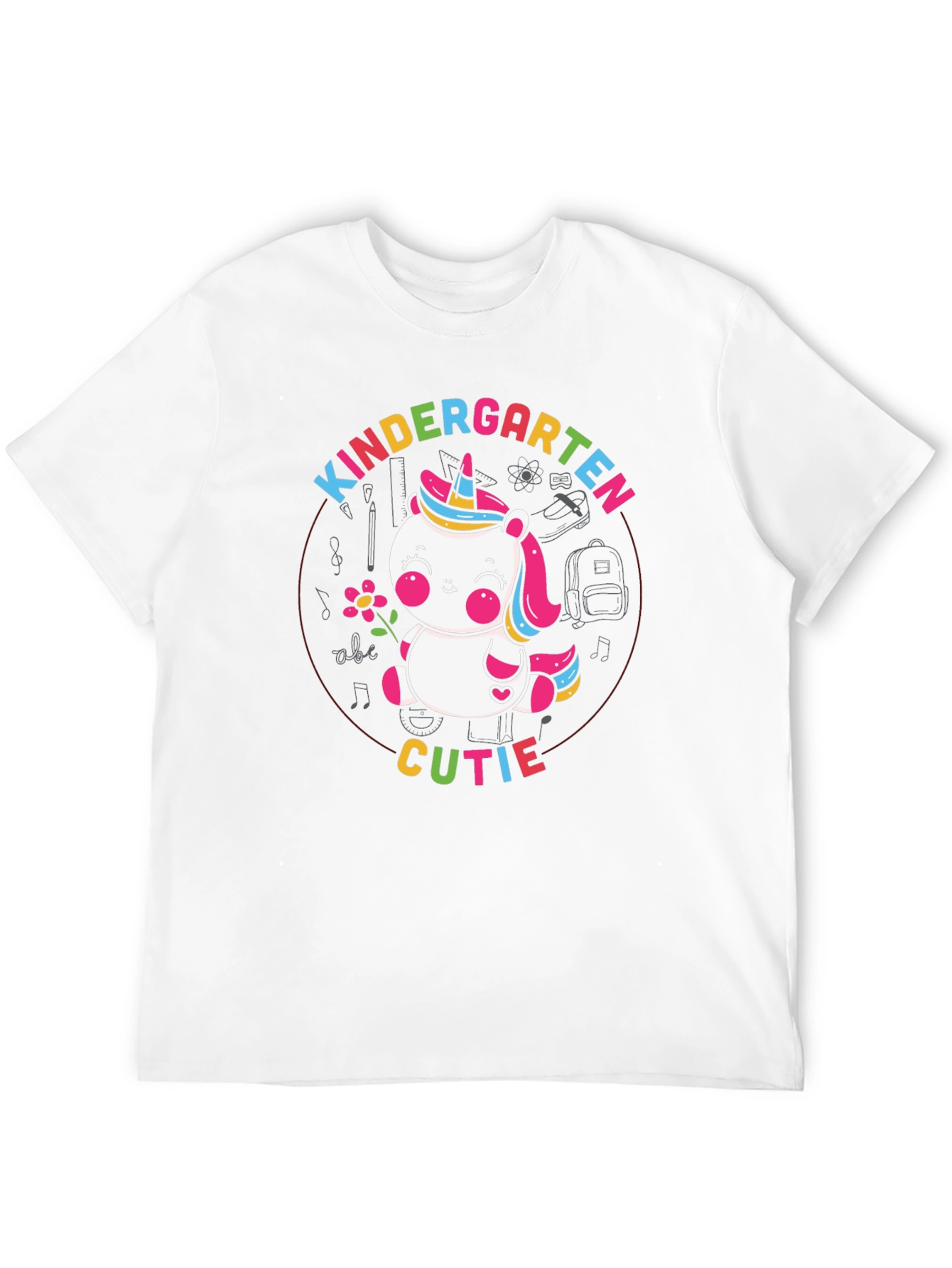 Kindergarten Cutie Unicorn Graphic Tee