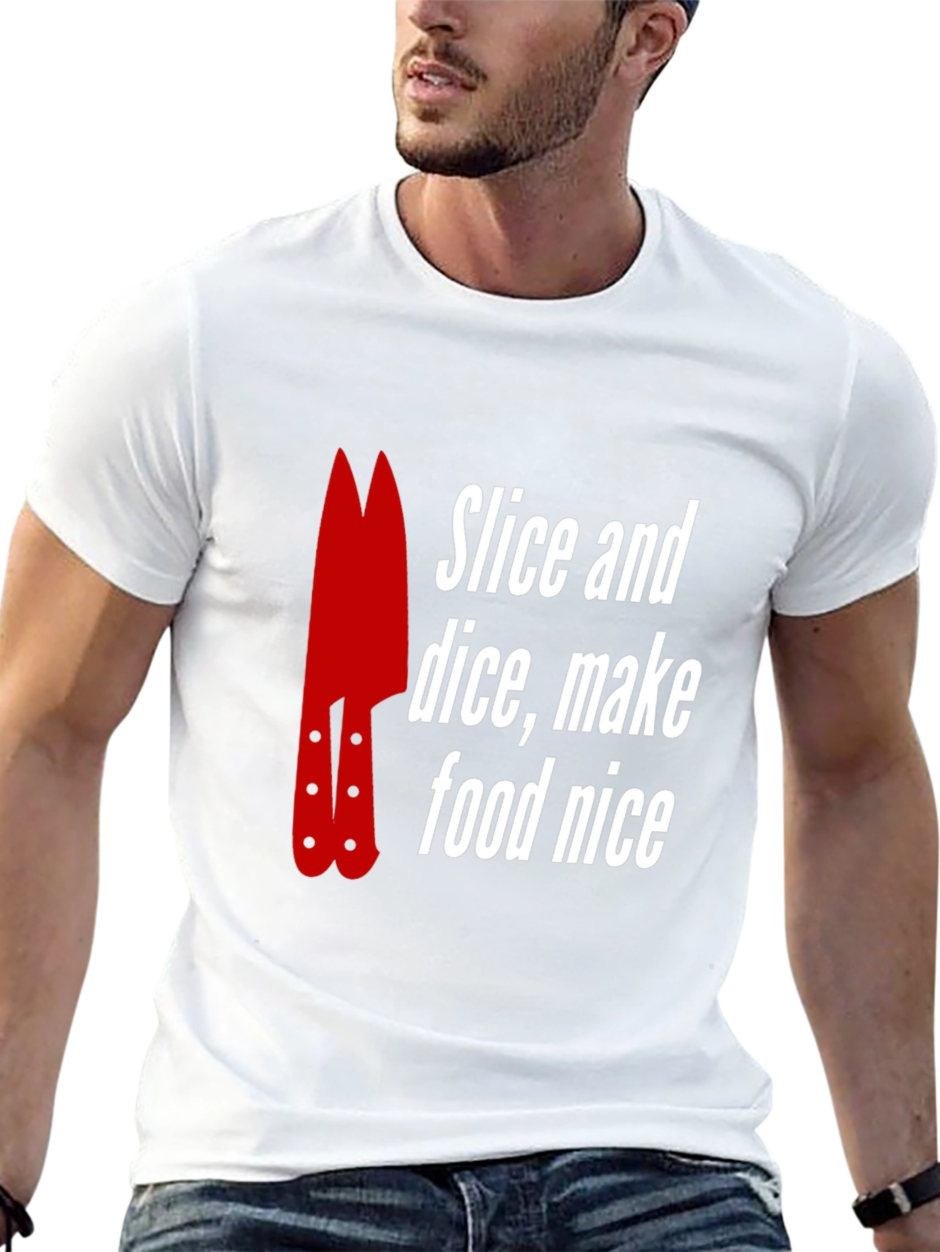 Slice and Dice T-Shirt - Food Prep Chef Tee