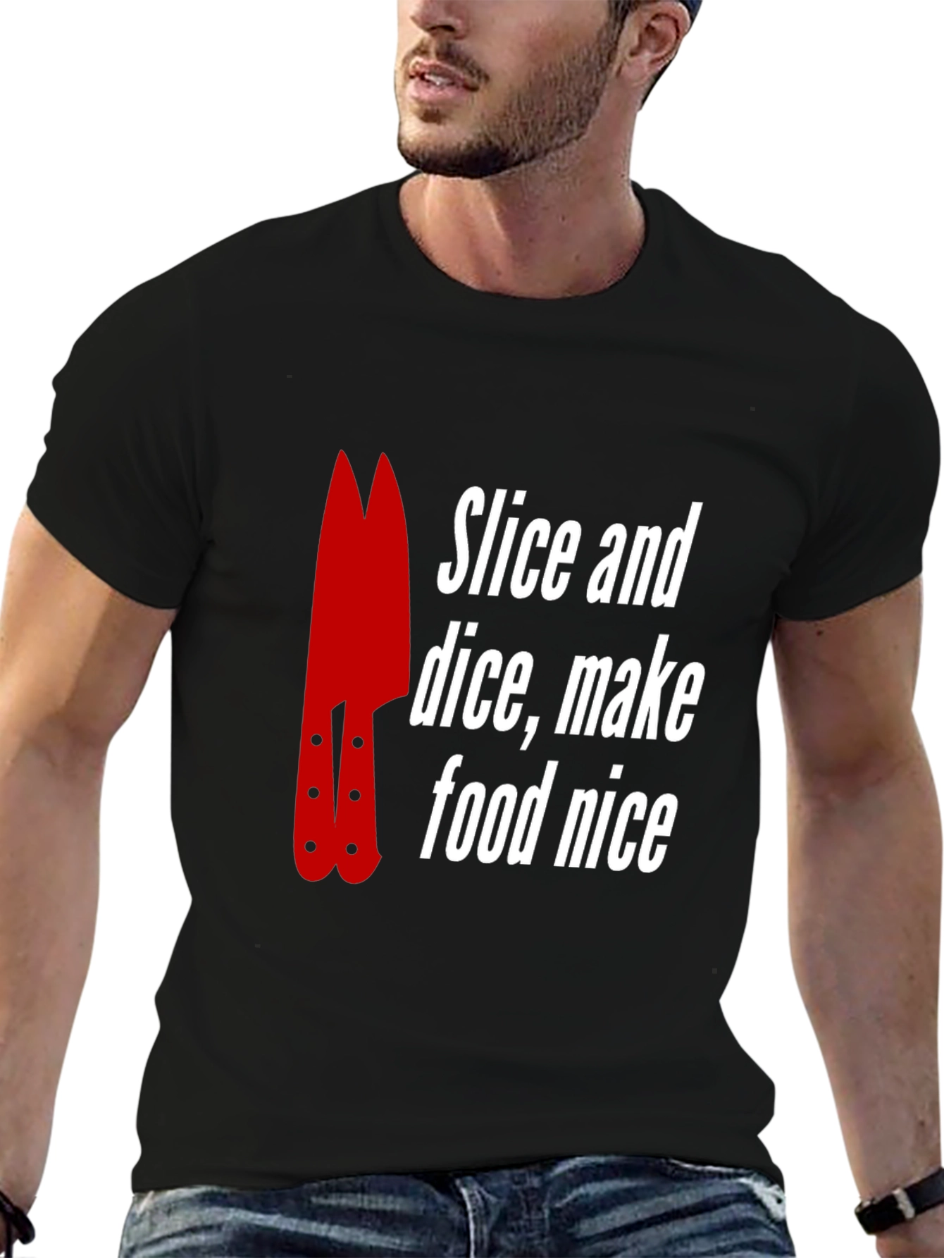 Slice and Dice T-Shirt - Food Prep Chef Tee