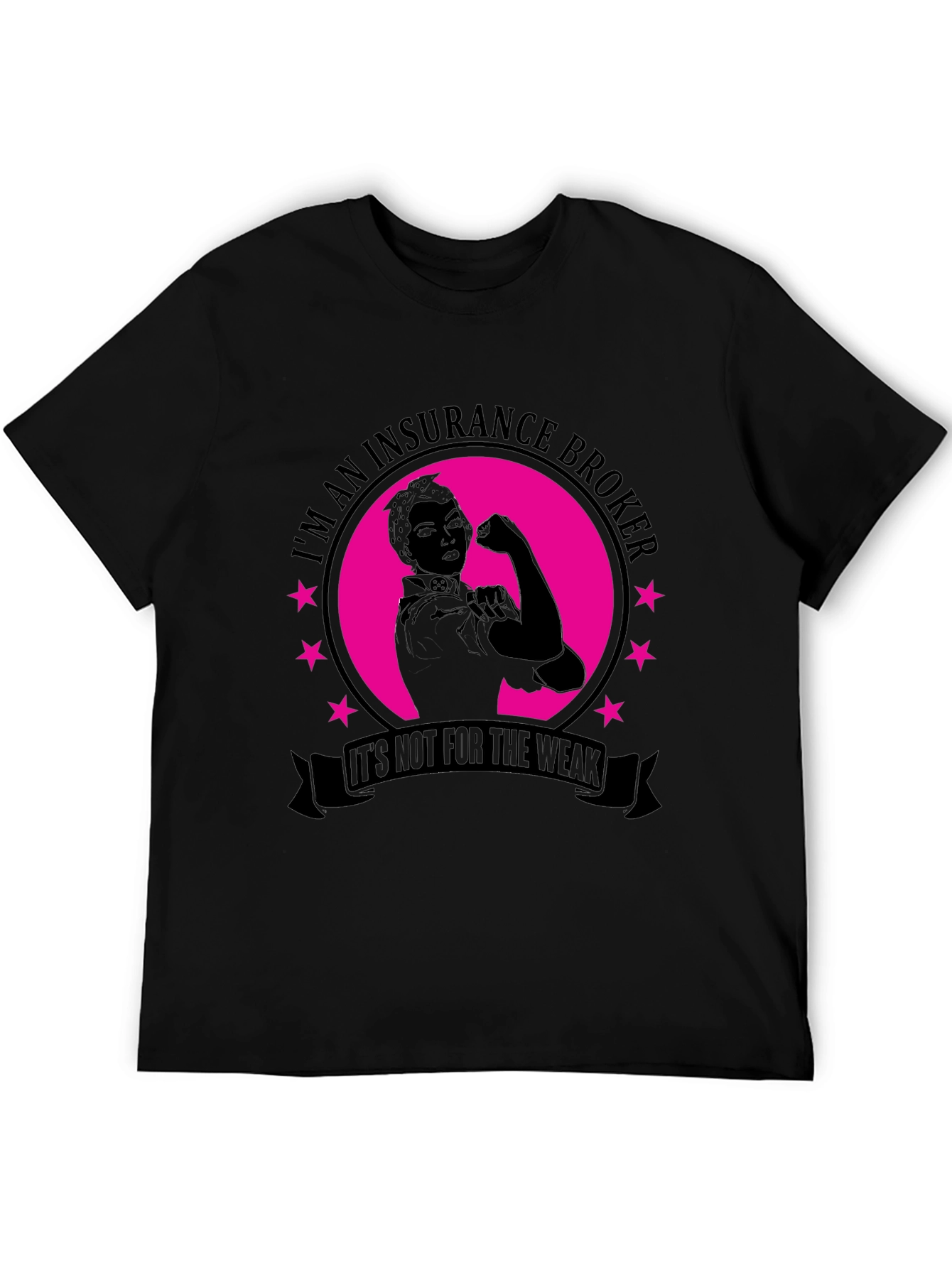 Insurance Broker T-Shirt - Rosie the Riveter Style