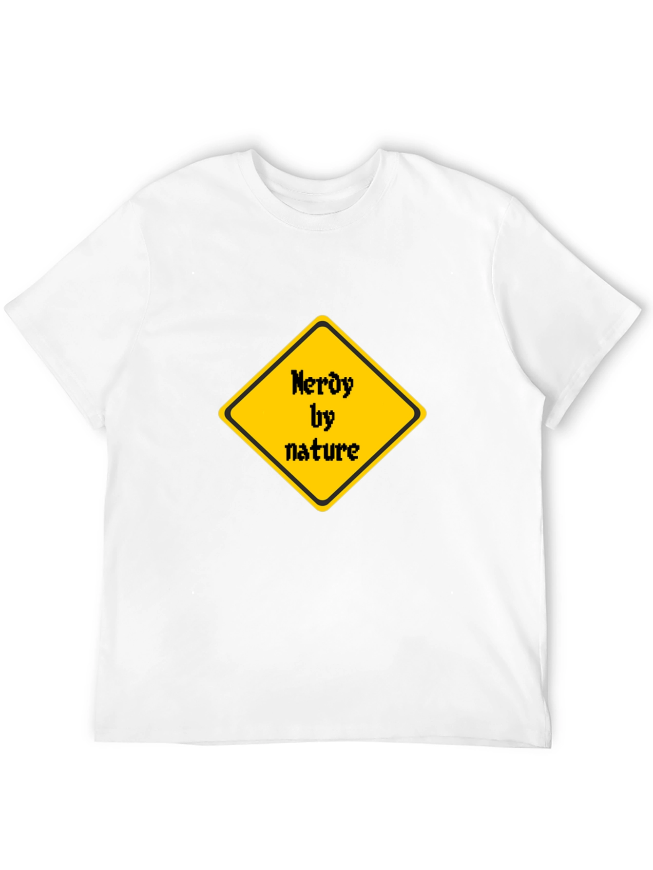 Nerdy by Nature T-Shirt - Black Cotton Tee