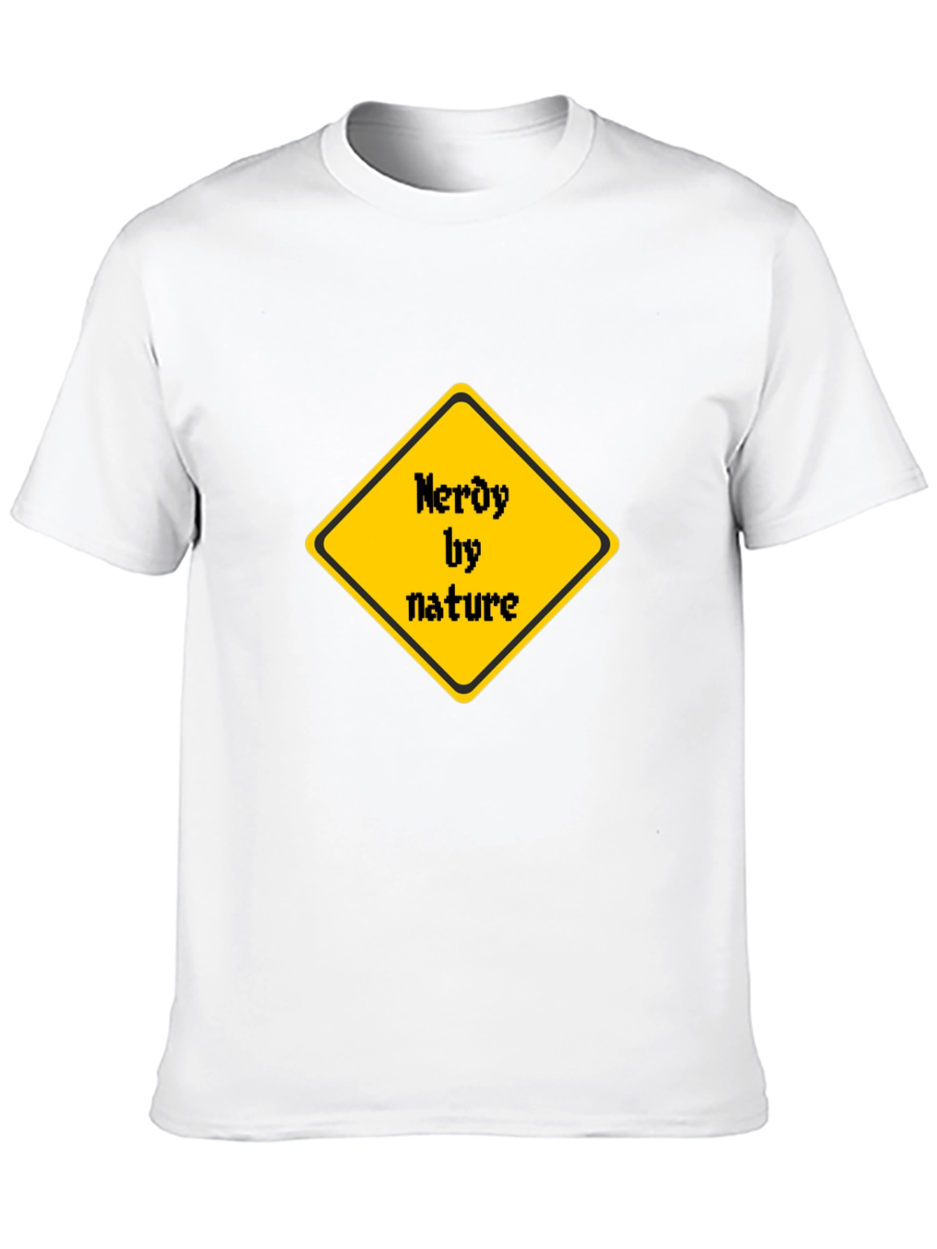 Nerdy by Nature T-Shirt - Black Cotton Tee