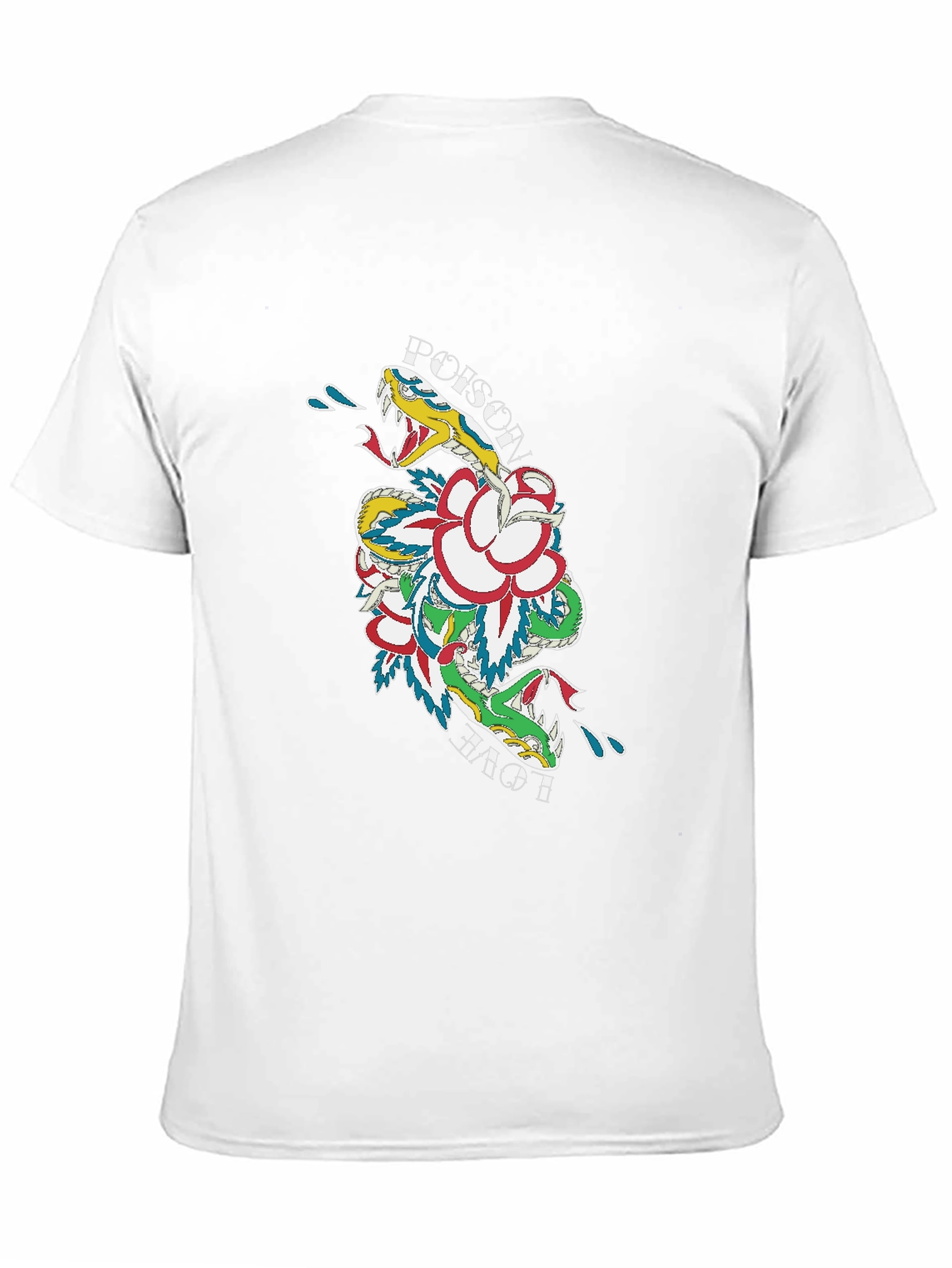 Poison Love Snake Graphic T-Shirt - Edgy Streetwear