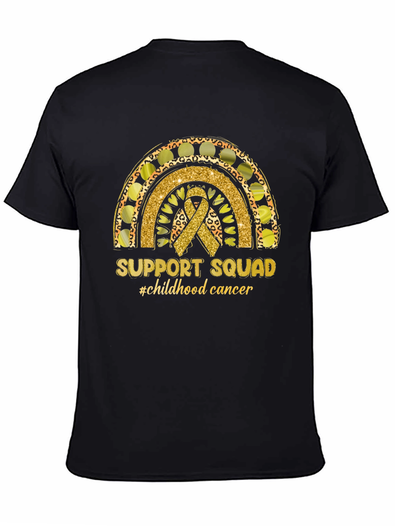 Support Squad Childhood Cancer Awareness T-Shirt